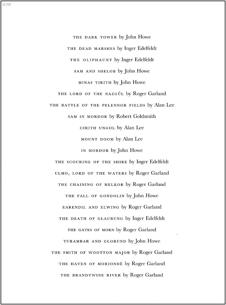 Read online Tolkien's World - Paintings of Middle-Earth comic -  Issue # TPB (Part 1) - 5