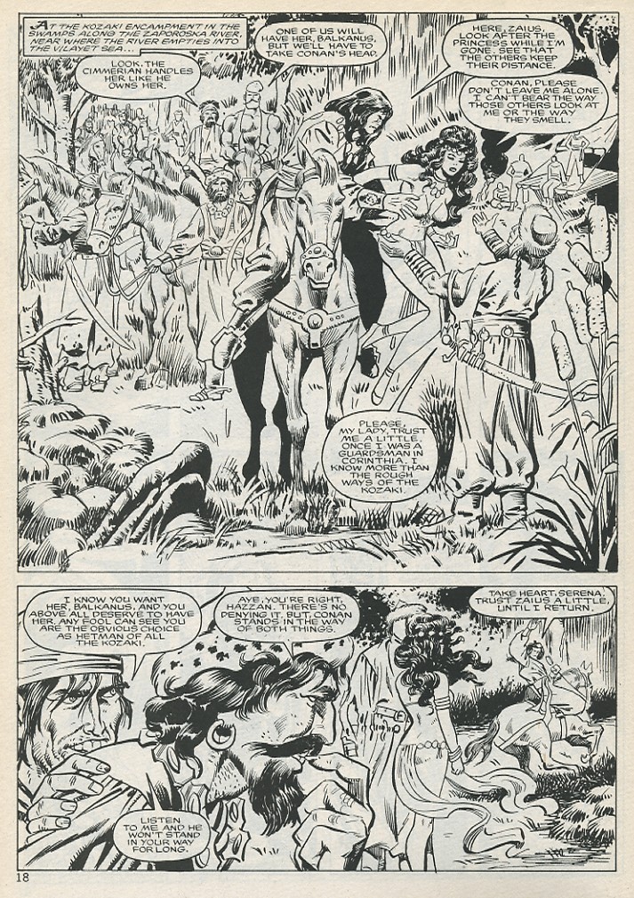 Read online The Savage Sword Of Conan comic -  Issue #131 - 18