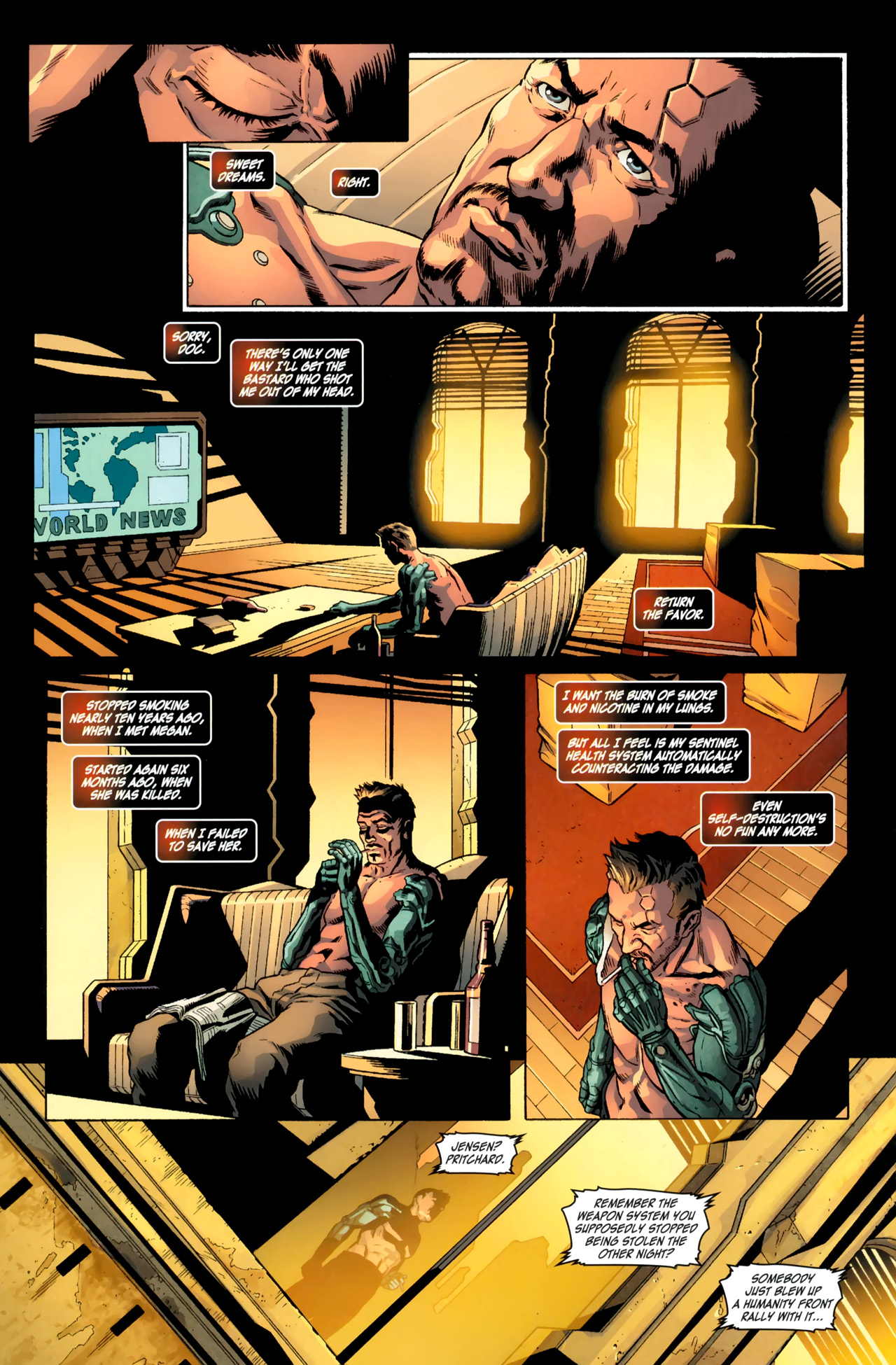 Read online Deus Ex comic -  Issue #2 - 4