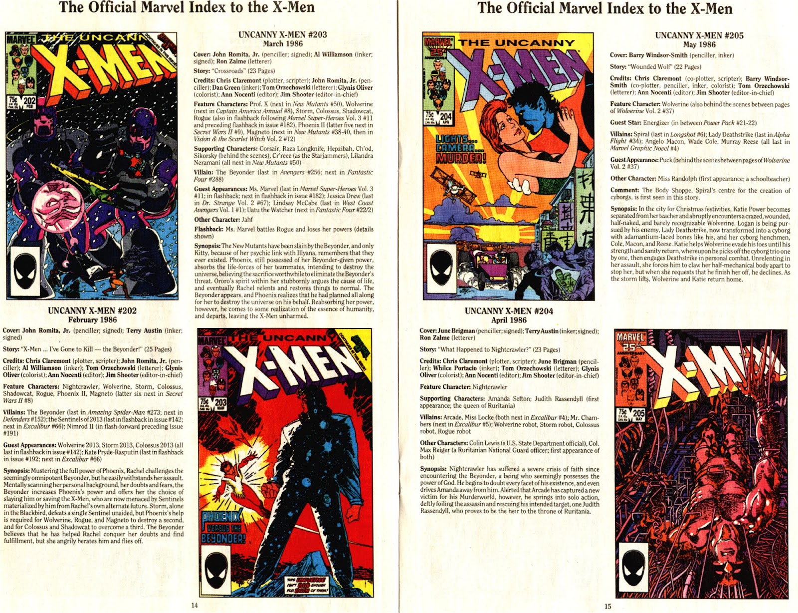 The Official Marvel Index To The X-Men (1994) issue 4 - Page 9