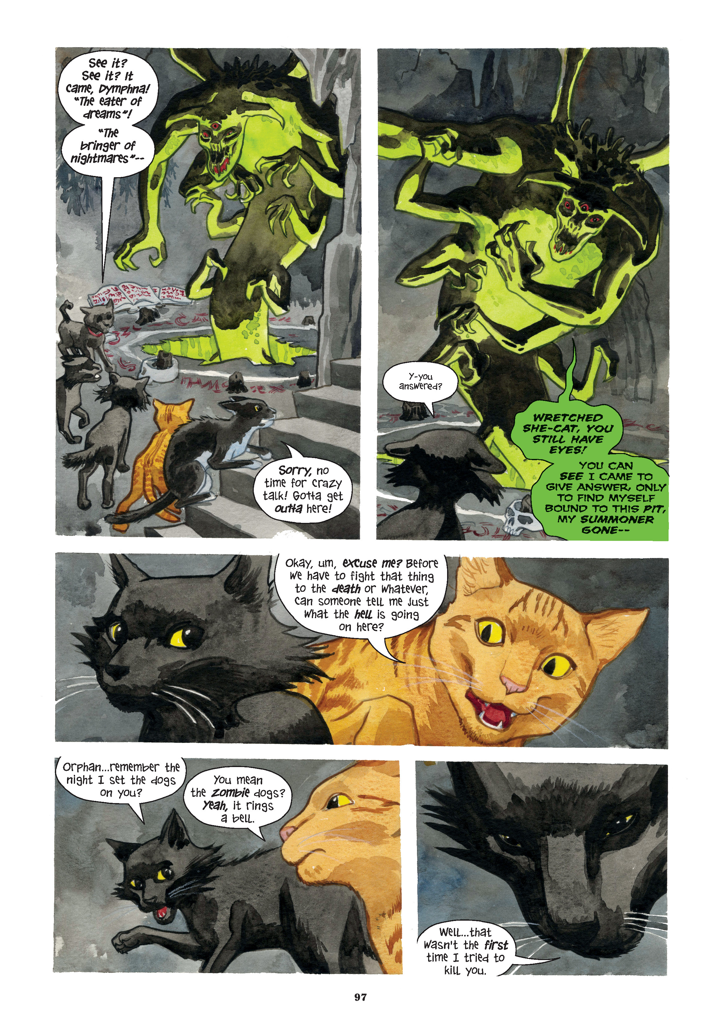 Read online Beasts of Burden: Neighborhood Watch (2019) comic -  Issue # TPB (Part 1) - 96