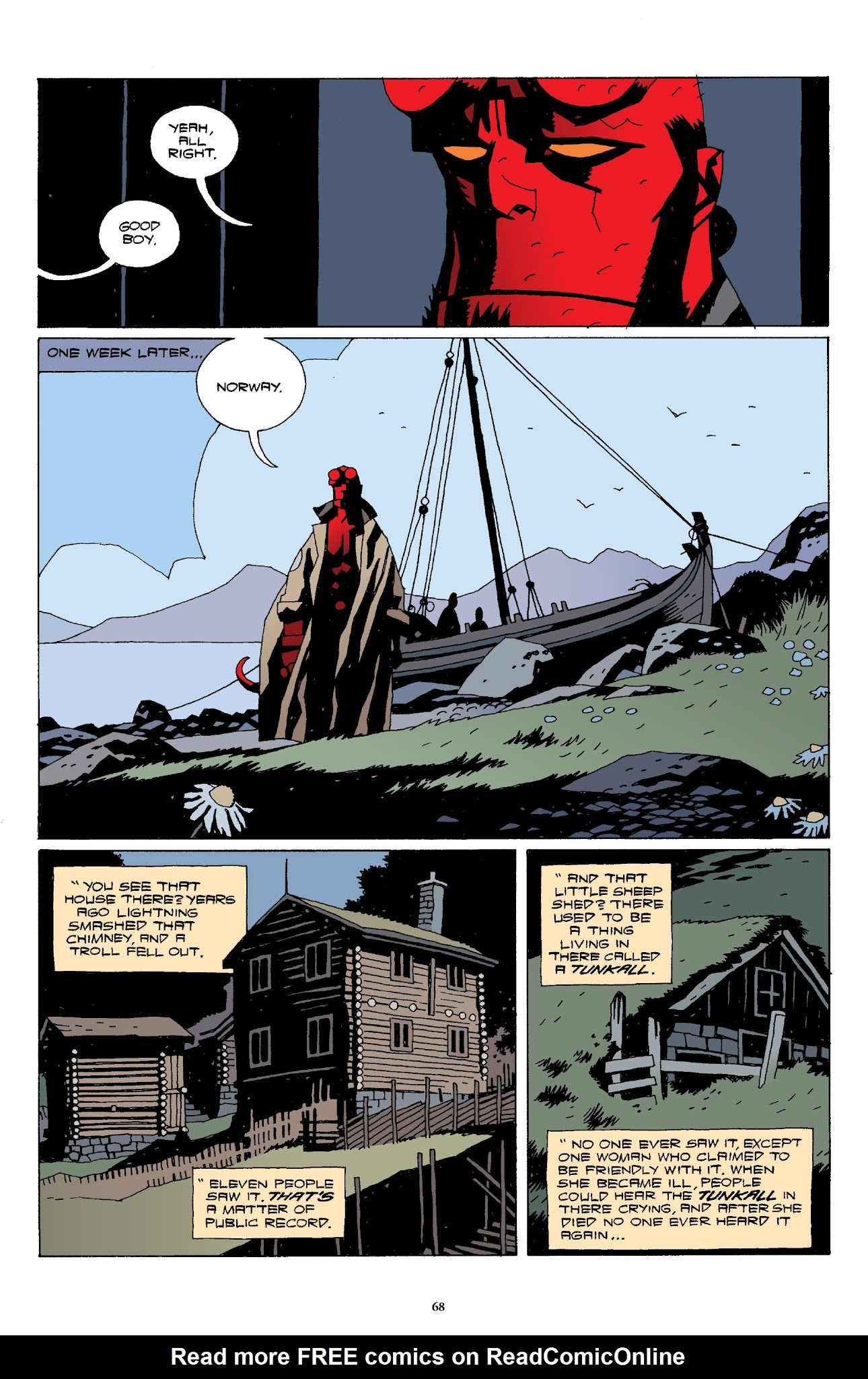 Read online Hellboy The Complete Short Stories comic -  Issue # TPB 1 (Part 1) - 69