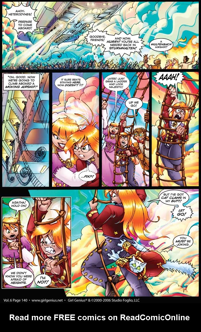 Read online Girl Genius (2002) comic -  Issue #6 - 141