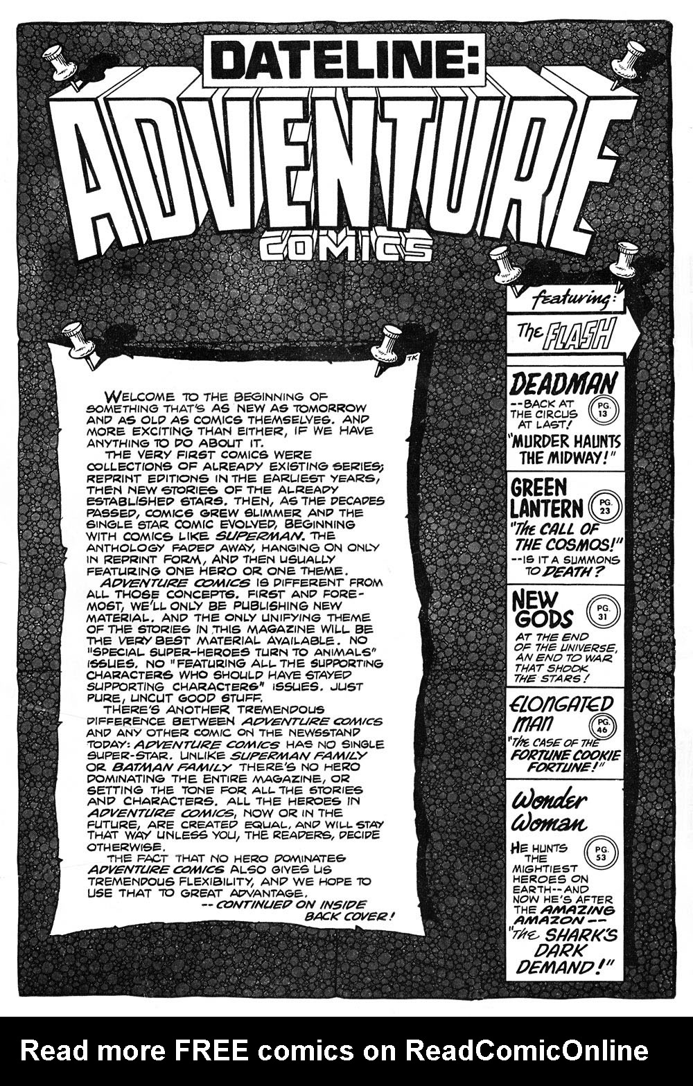 Adventure Comics (1938) 459 Page 1