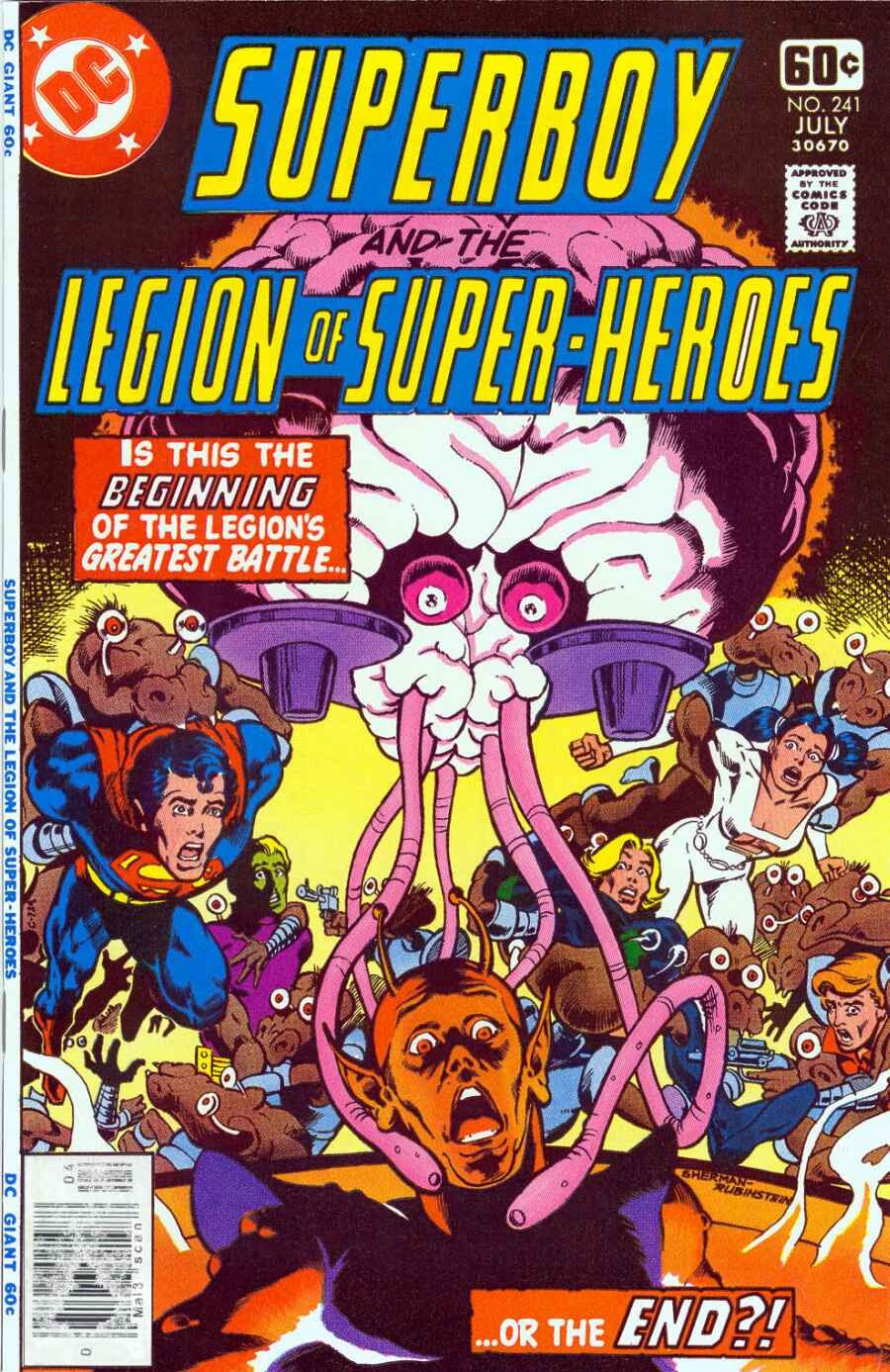 Read online Superboy and the Legion of Super-Heroes (1977) comic -  Issue #241 - 1