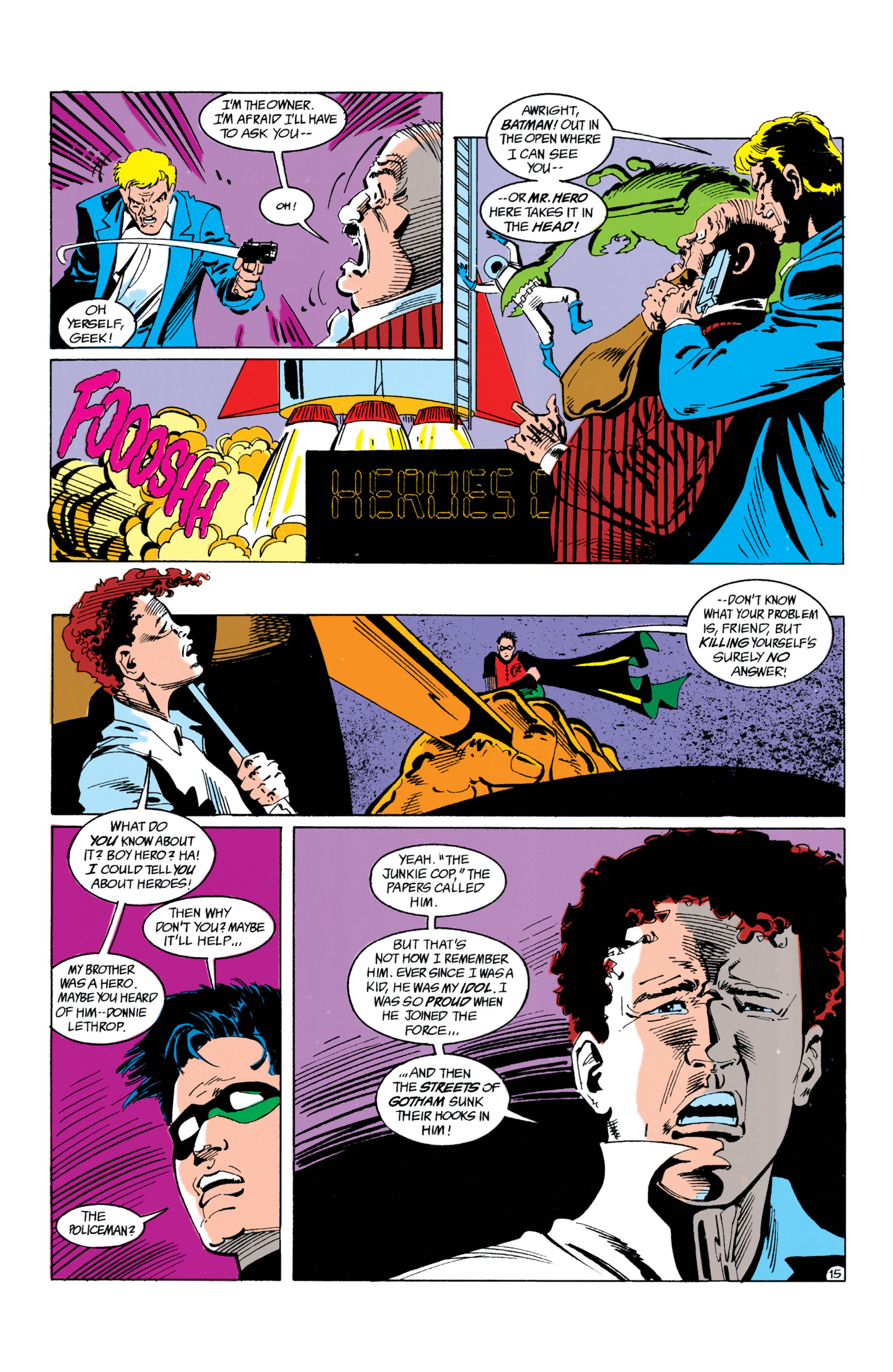 Read online Batman (1940) comic -  Issue #466 - 16