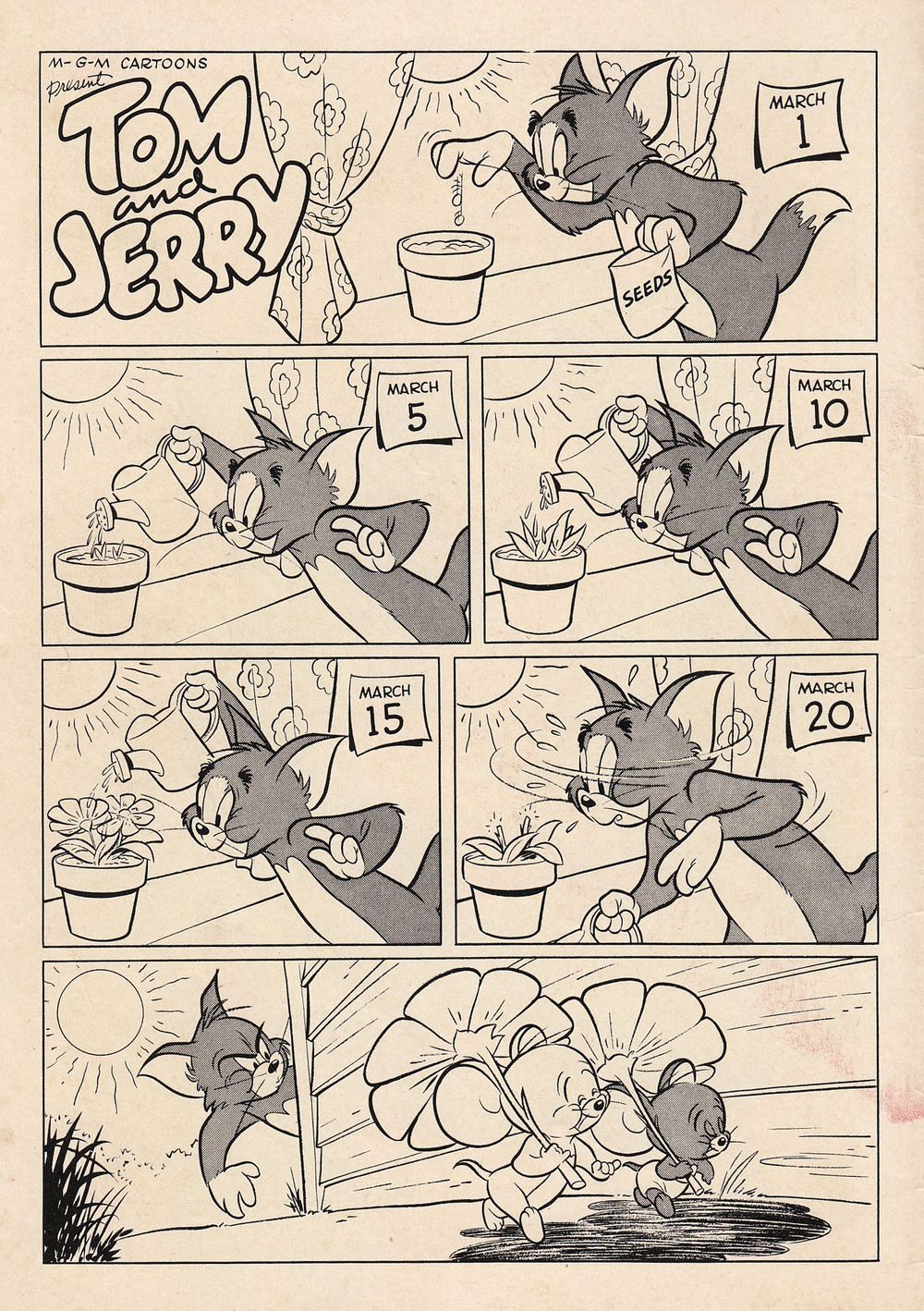 Read online Tom & Jerry Comics comic -  Issue #164 - 2