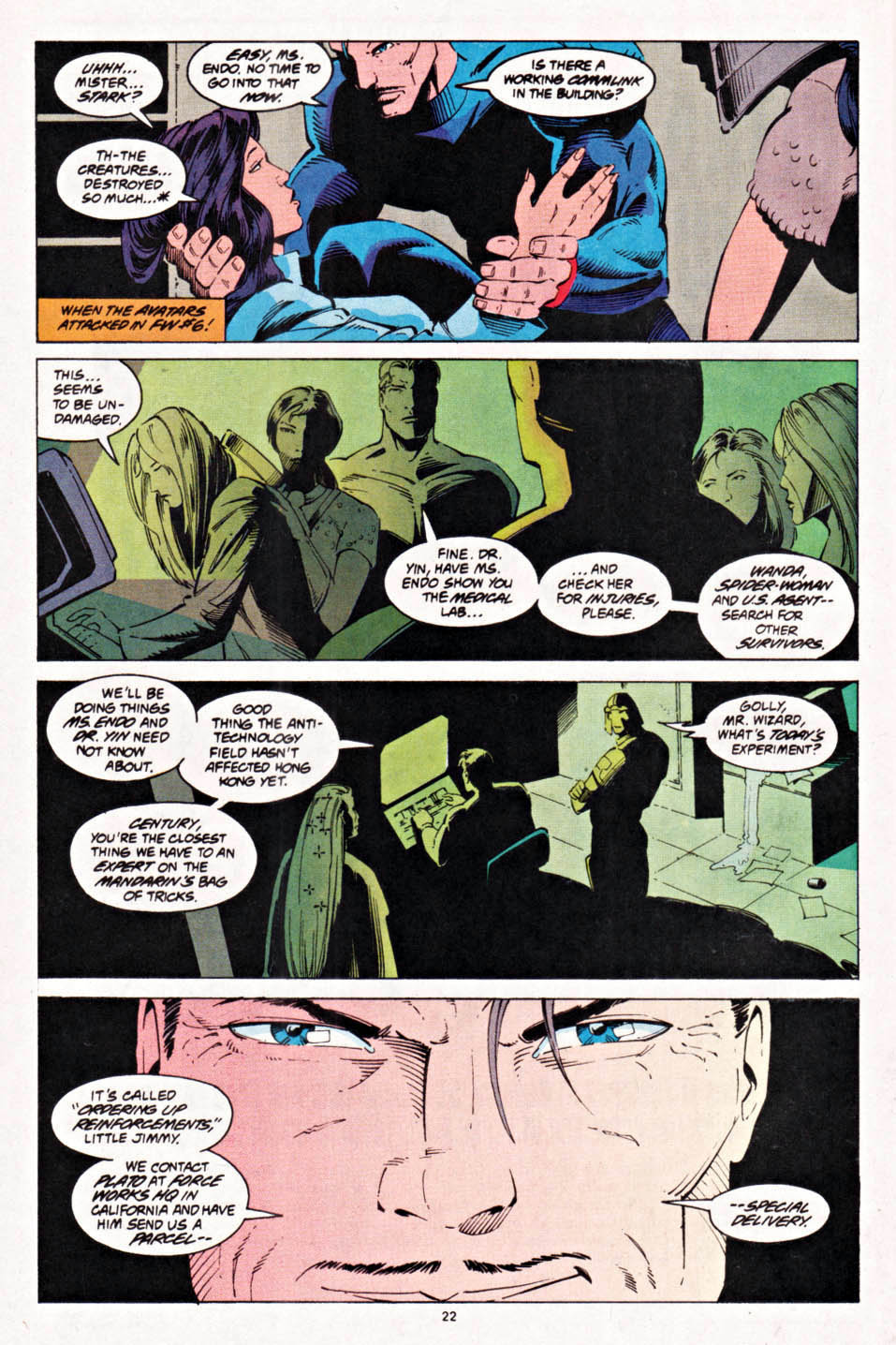Read online War Machine (1994) comic -  Issue #10 - 18