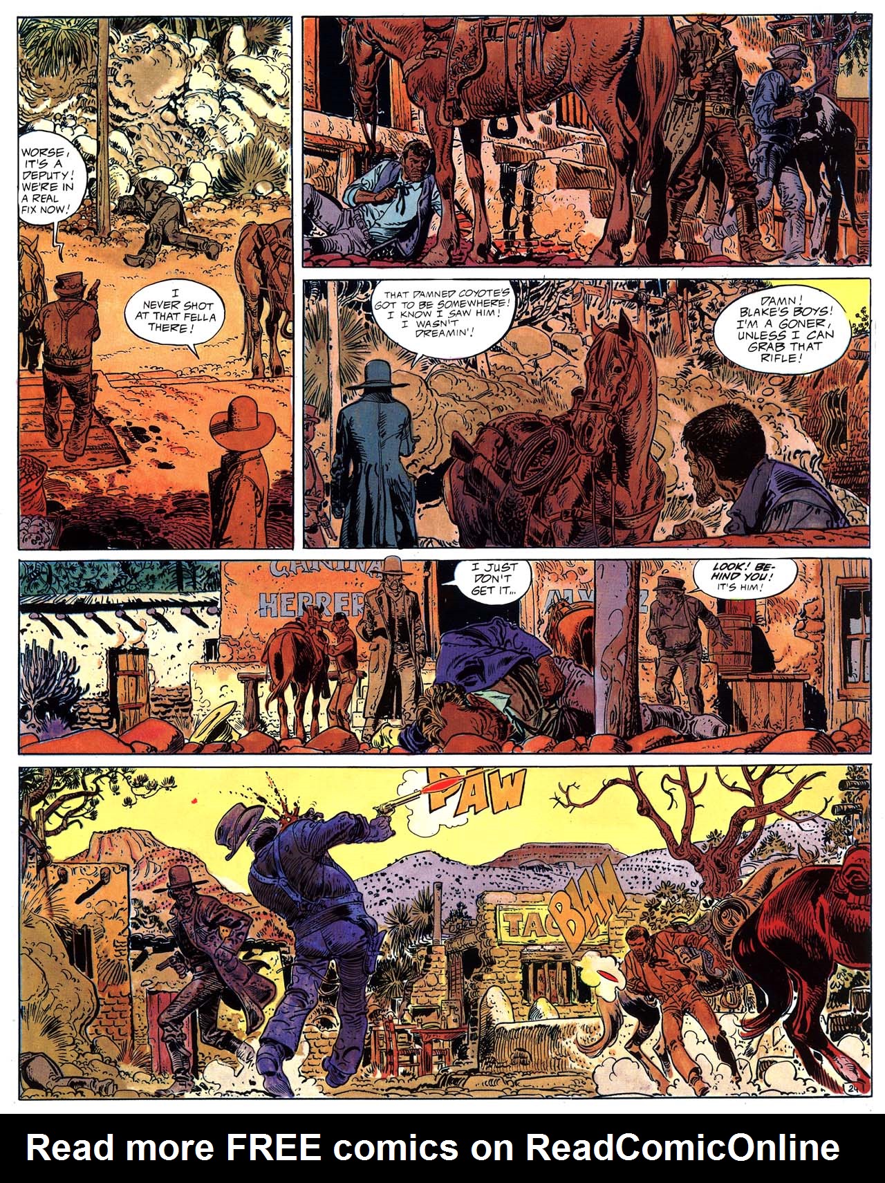 Read online Epic Graphic Novel: Blueberry comic -  Issue #3 - 29
