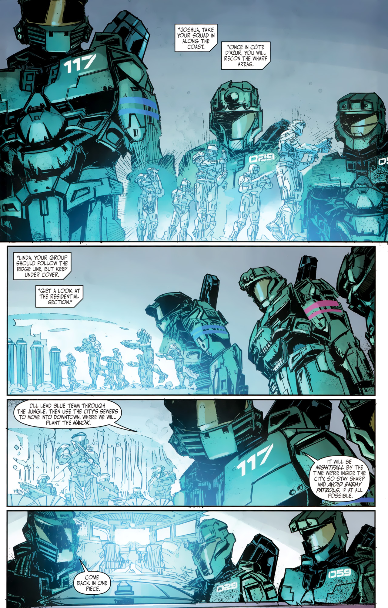 Read online Halo: Fall Of Reach - Covenant comic -  Issue #3 - 9