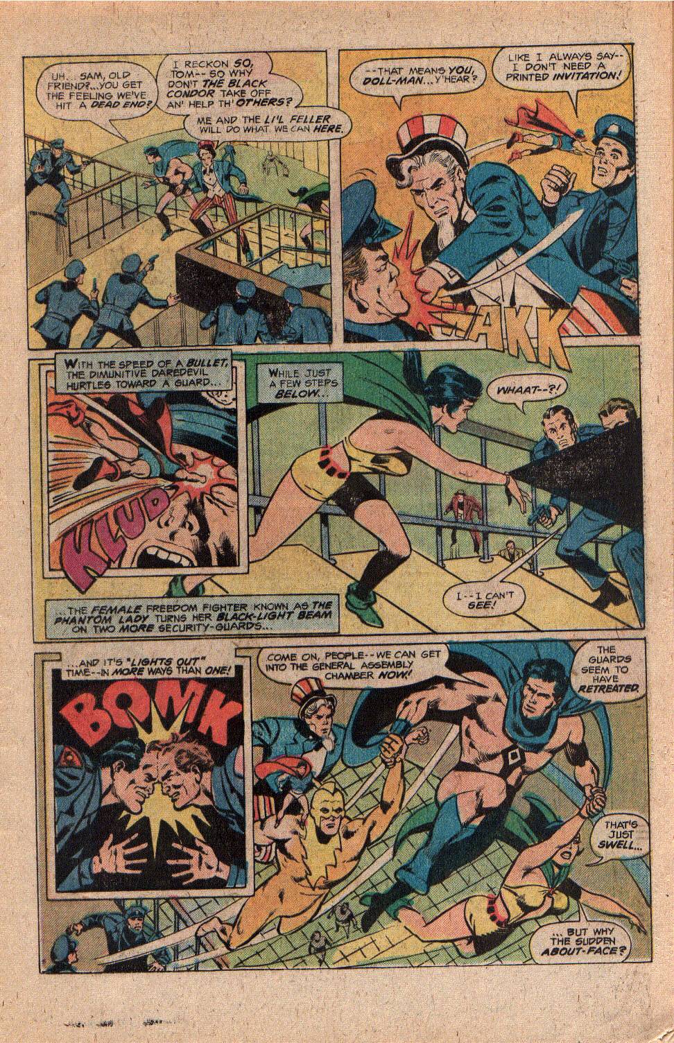 Read online Freedom Fighters (1976) comic -  Issue #4 - 5