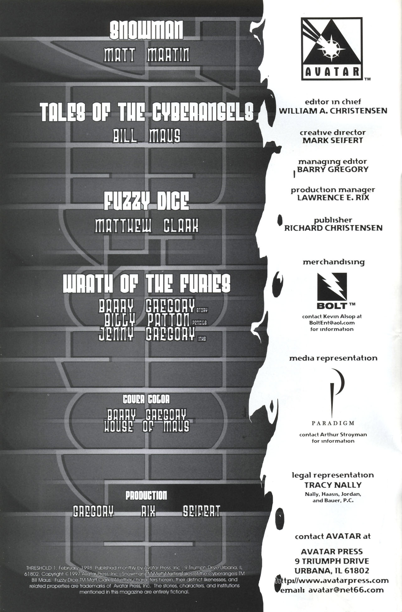 Read online Threshold (1998) comic -  Issue #1 - 6