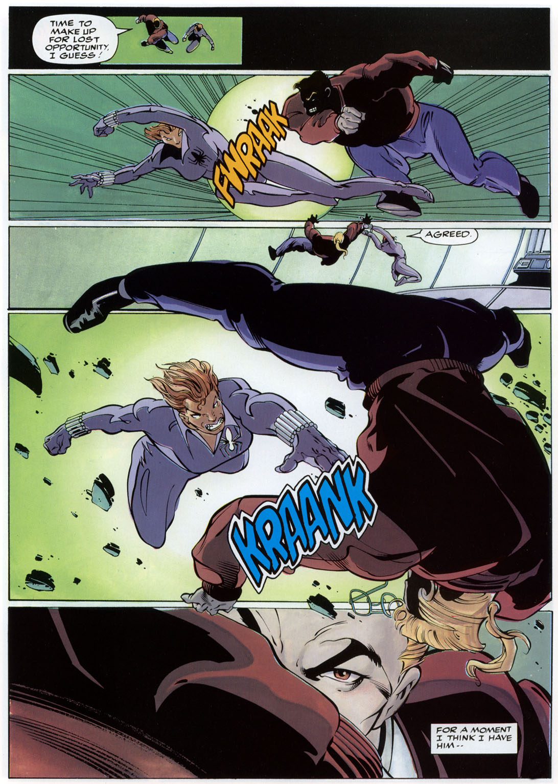 Read online Marvel Graphic Novel comic -  Issue #74 - Punisher & Black Widow - Spinning Doomsday's Web - 46