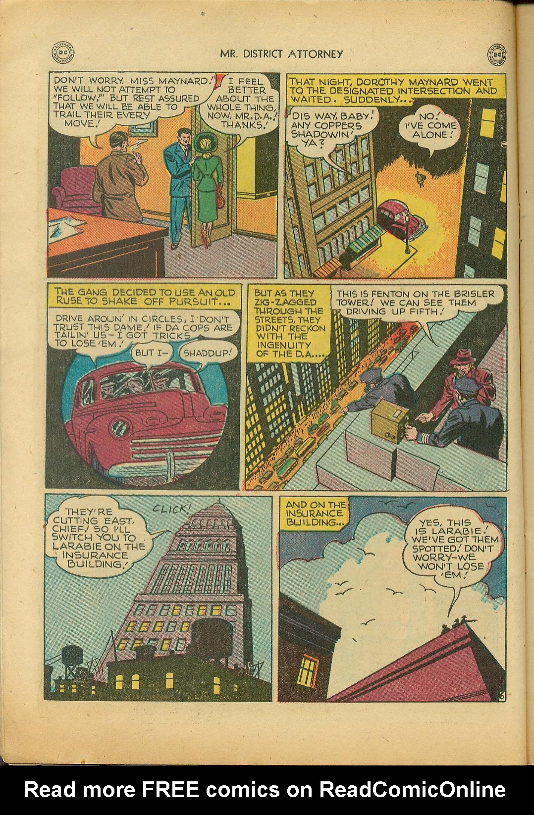 Read online Mr. District Attorney comic -  Issue #3 - 8