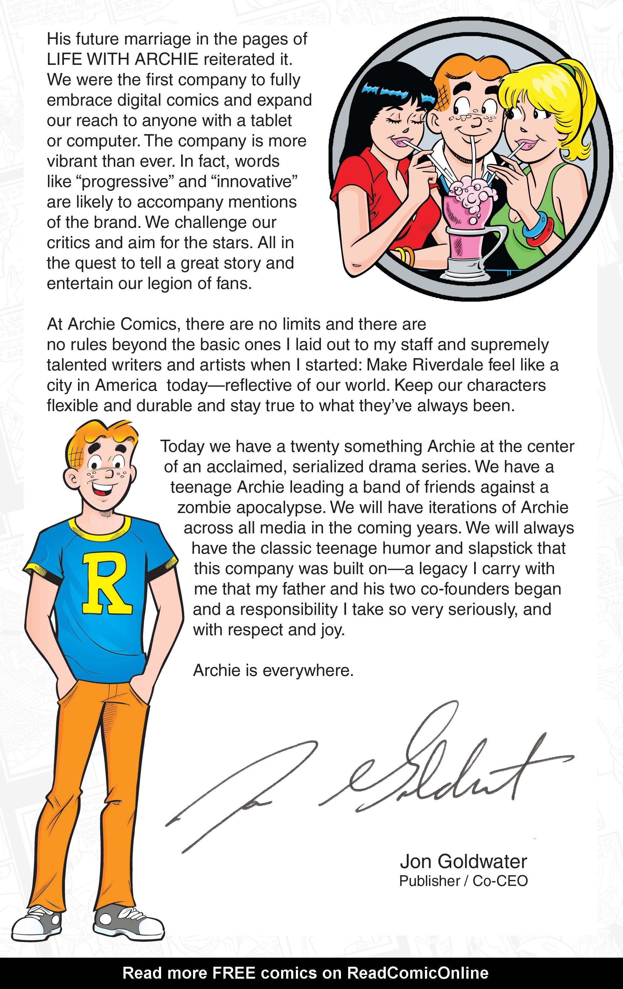 Read online The Death of Archie: A Life Celebrated comic -  Issue # TPB - 8
