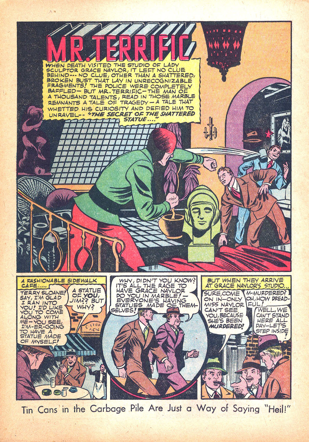 Read online Sensation (Mystery) Comics comic -  Issue #32 - 34