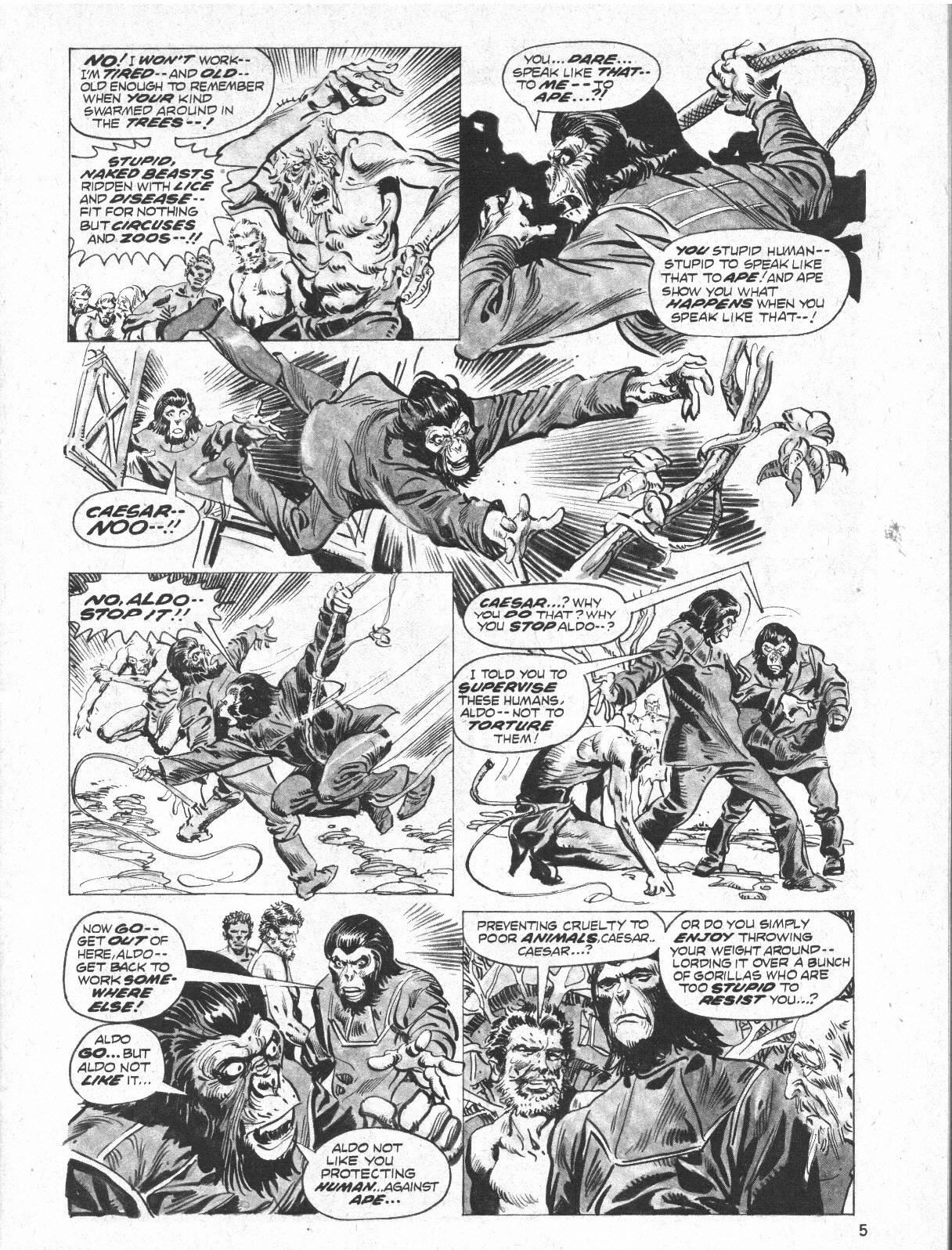 Read online Planet of the Apes comic -  Issue #22 - 5