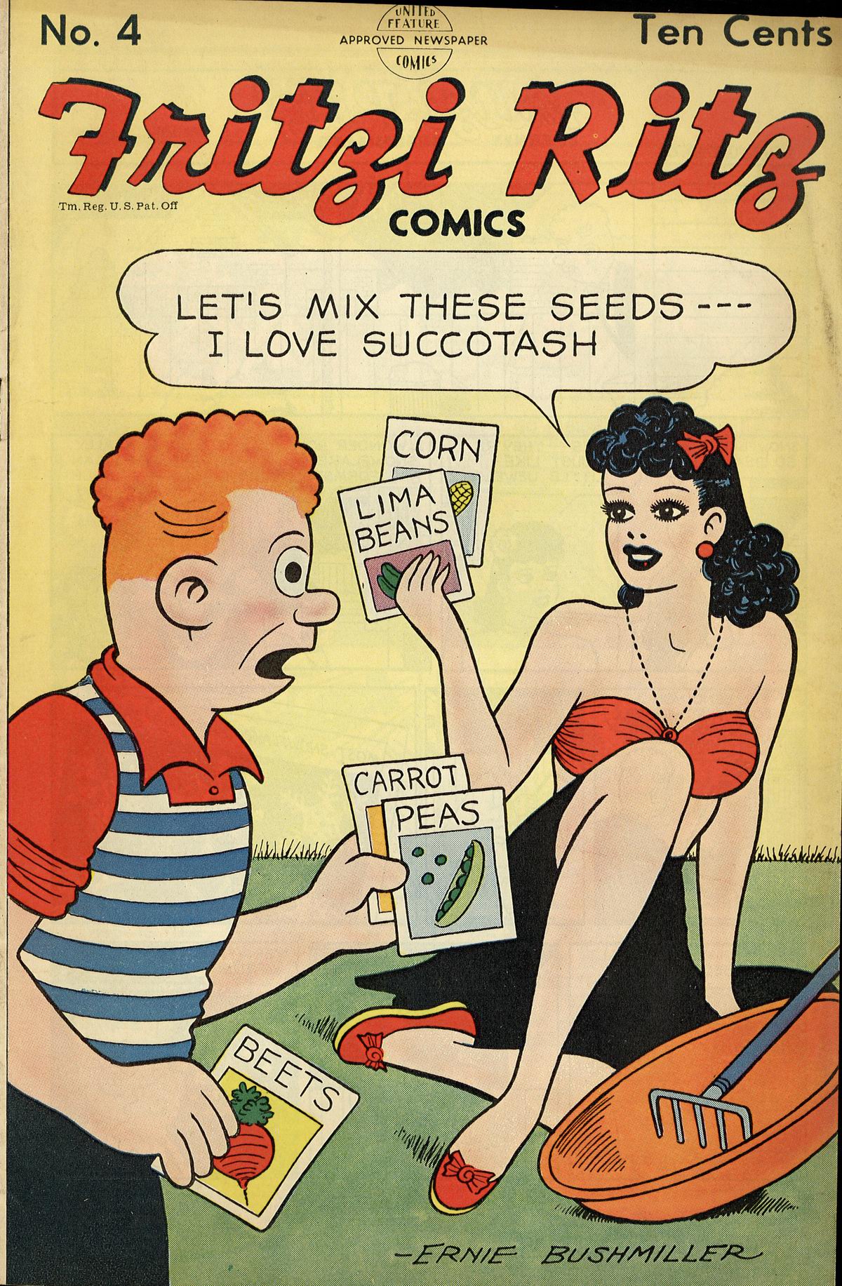 Read online Fritzi Ritz (1948) comic -  Issue #4 - 1