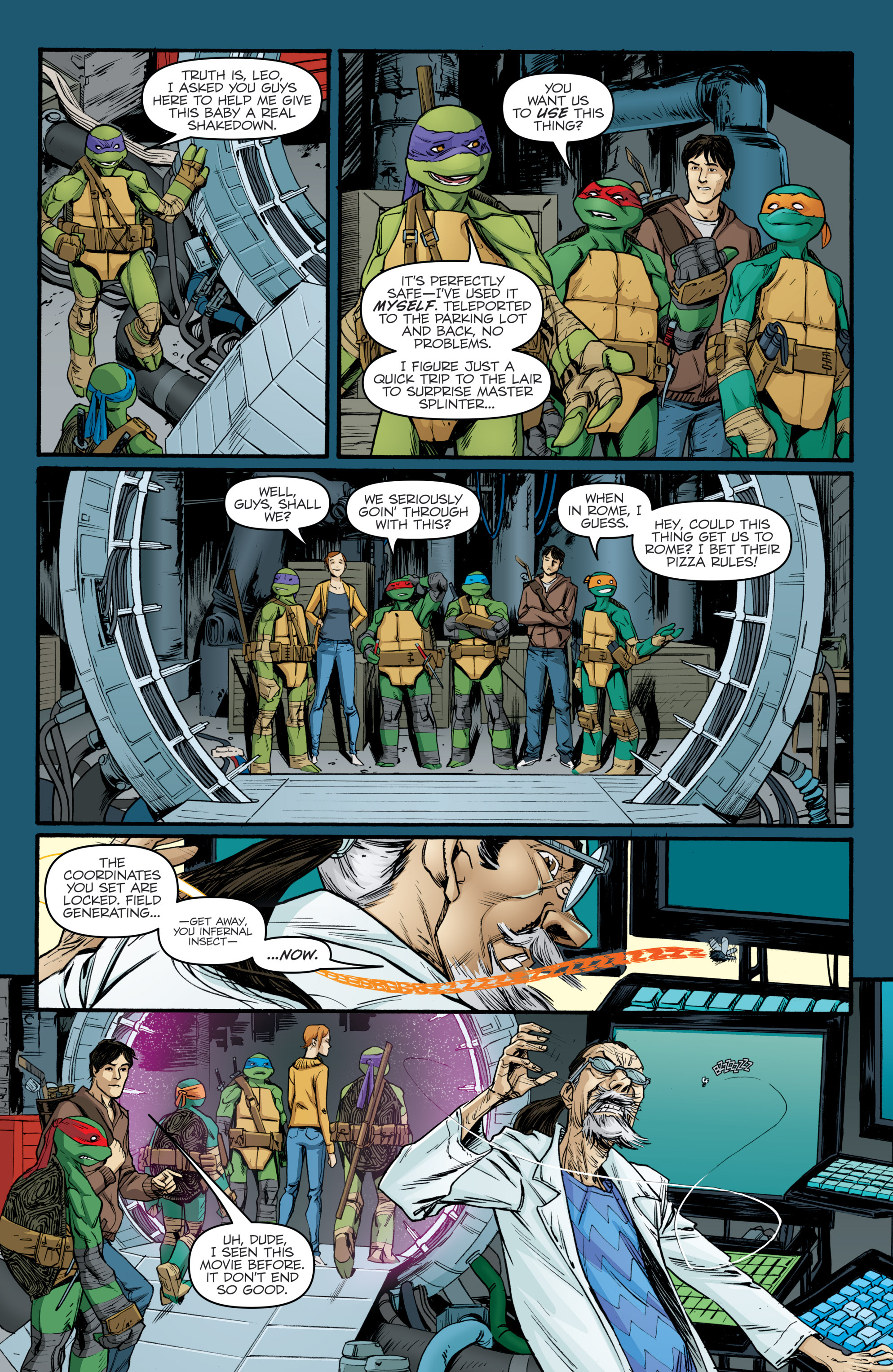 Read online Teenage Mutant Ninja Turtles/Ghostbusters comic -  Issue #1 - 12