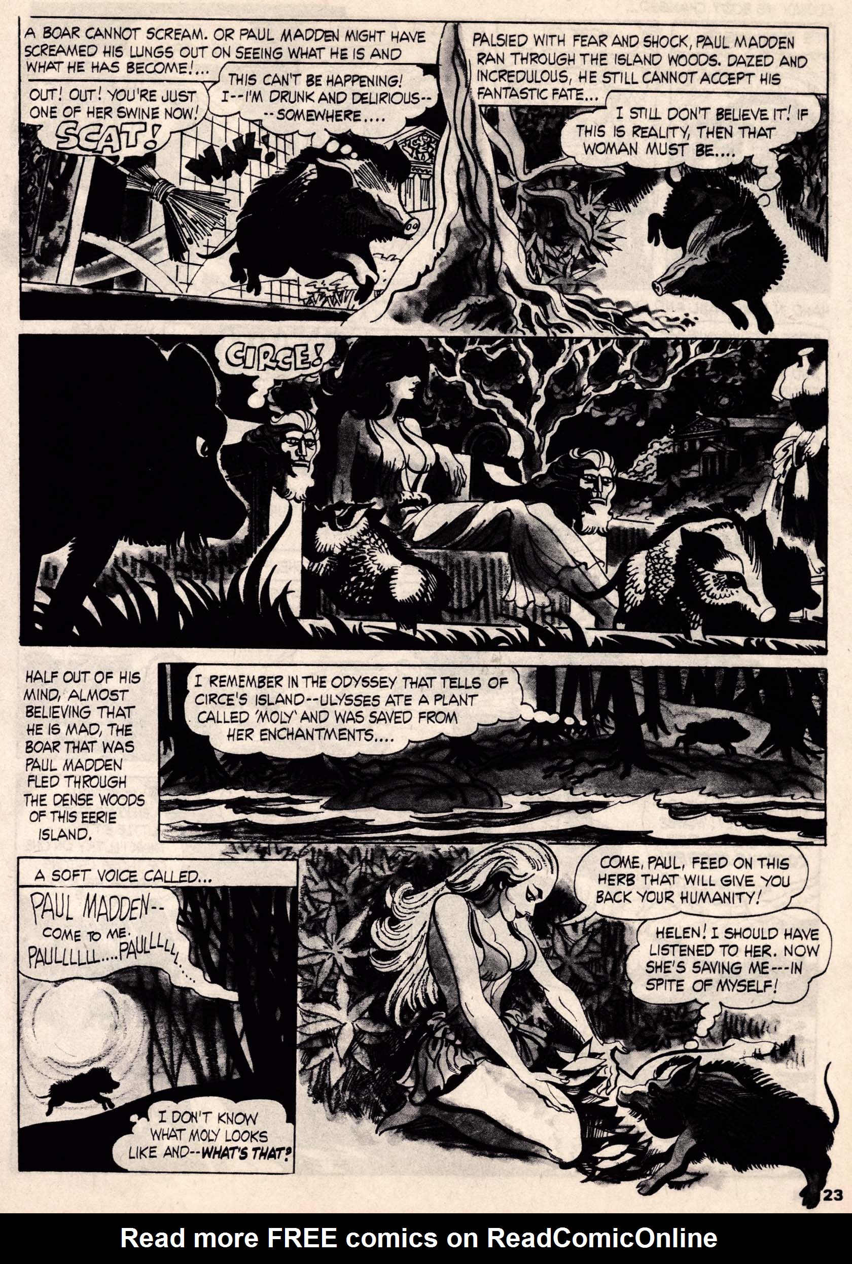 Read online Vampirella (1969) comic -  Issue # Annual 1972 - 23