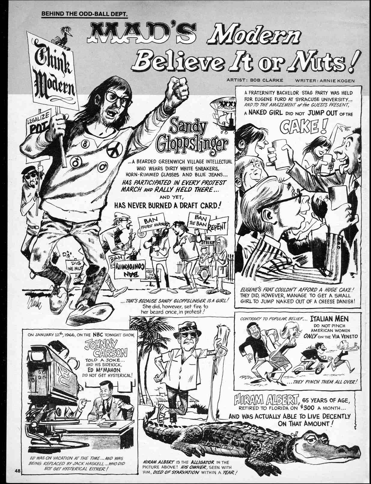 Read online MAD comic -  Issue #115 - 50