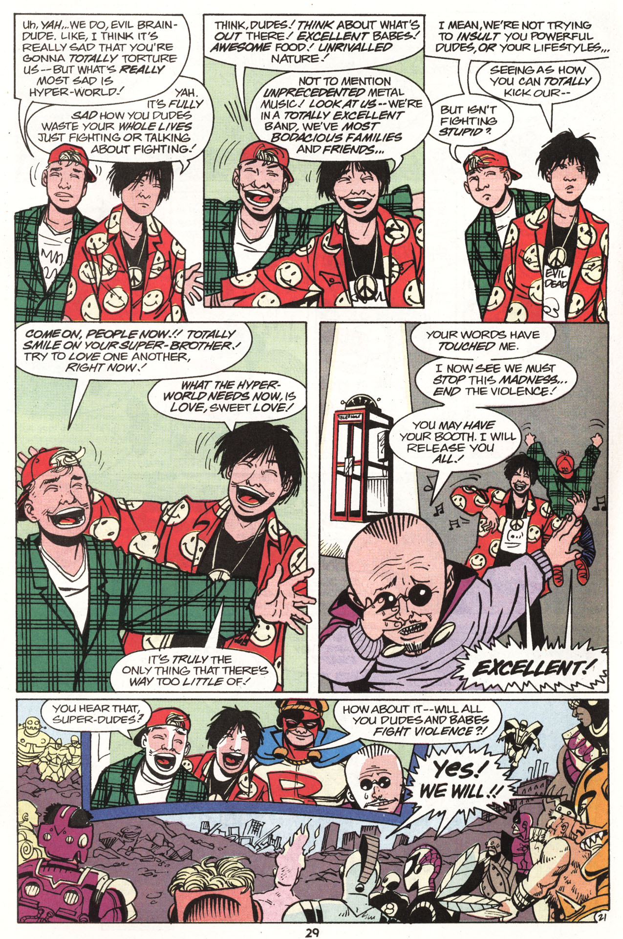Read online Bill & Ted's Excellent Comic Book comic -  Issue #10 - 29