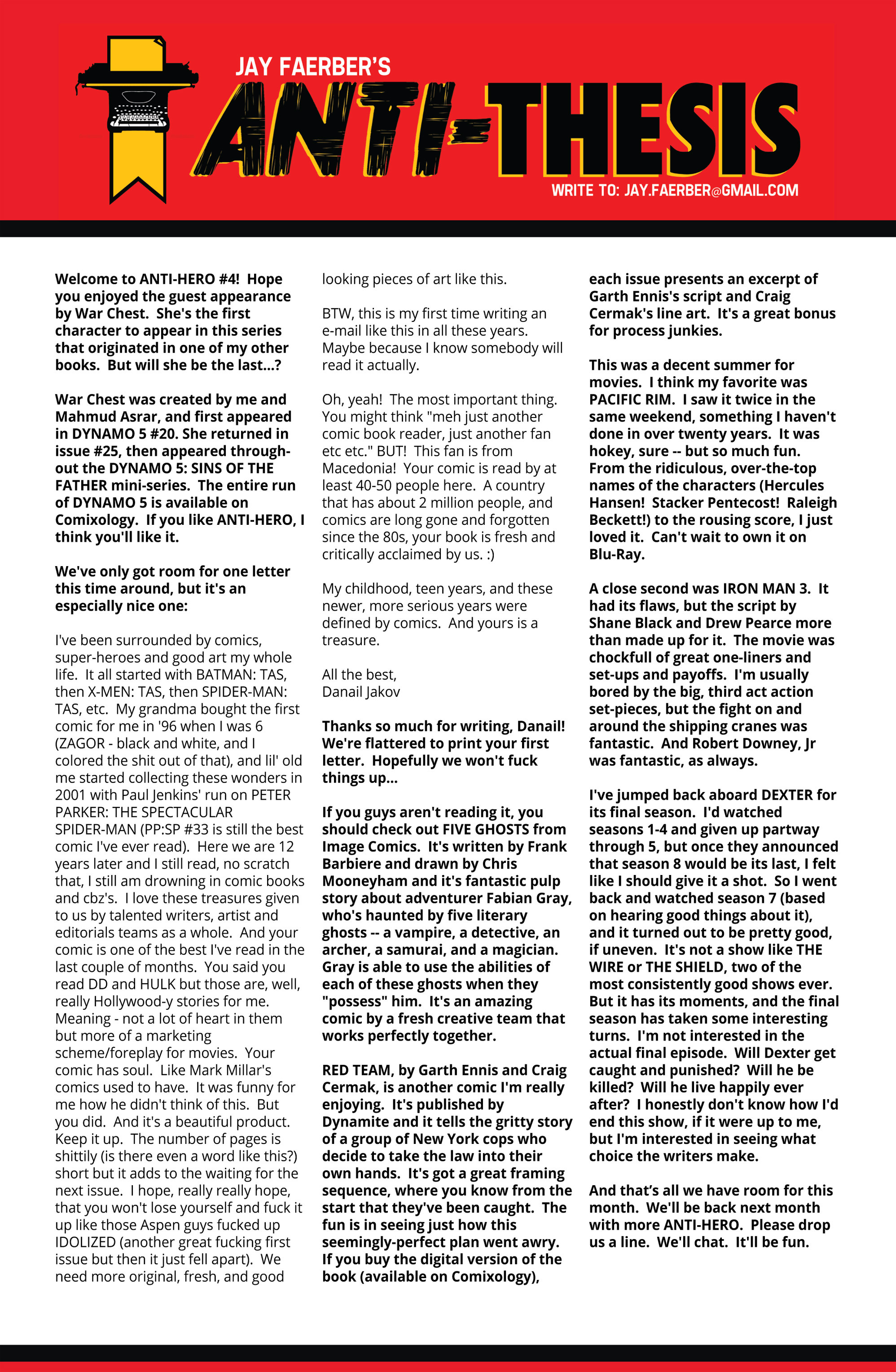 Read online Anti-Hero (2013) comic -  Issue #4 - 13