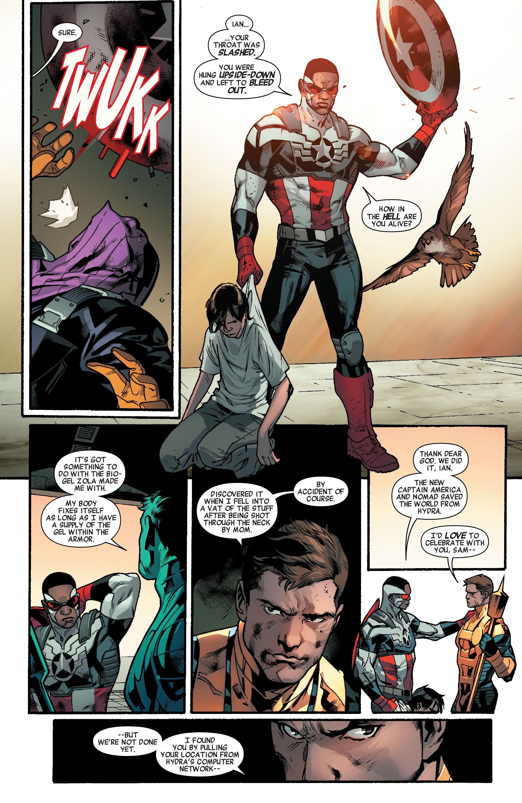 Read online Captain America: Sam Wilson: The Complete Collection comic -  Issue # TPB 1 (Part 3) - 13