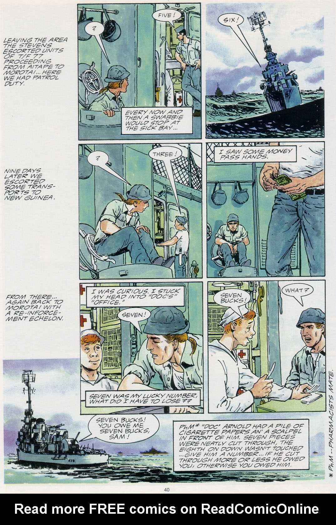 Read online Marvel Graphic Novel comic -  Issue #30 - A Sailor's Story - 46