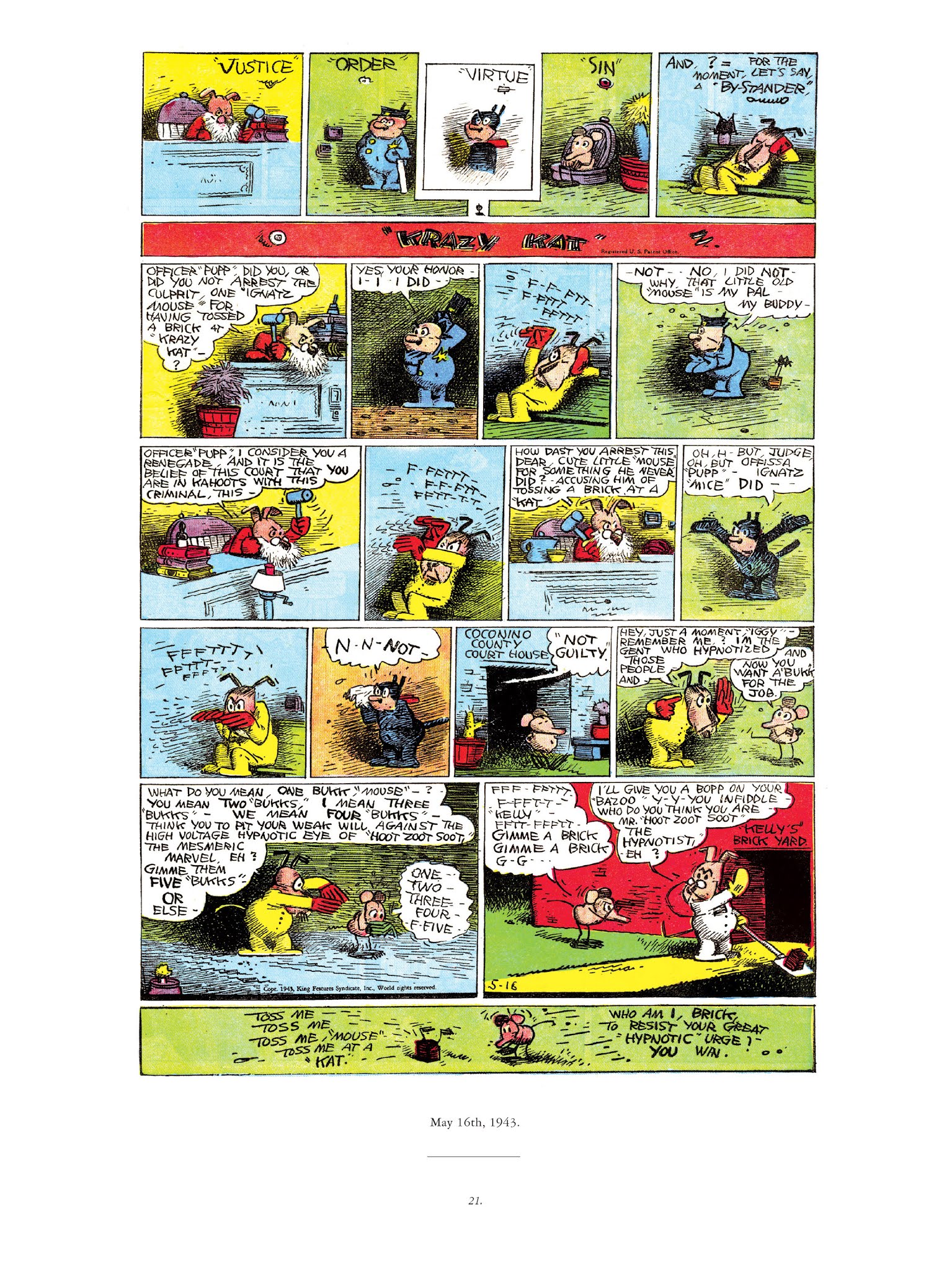 Read online Krazy & Ignatz comic -  Issue # TPB 13 - 47