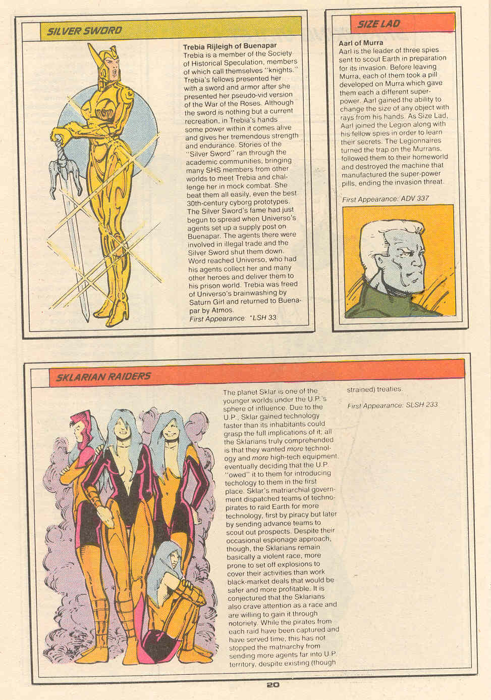 Read online Who's Who in the Legion of Super-Heroes comic -  Issue #6 - 21