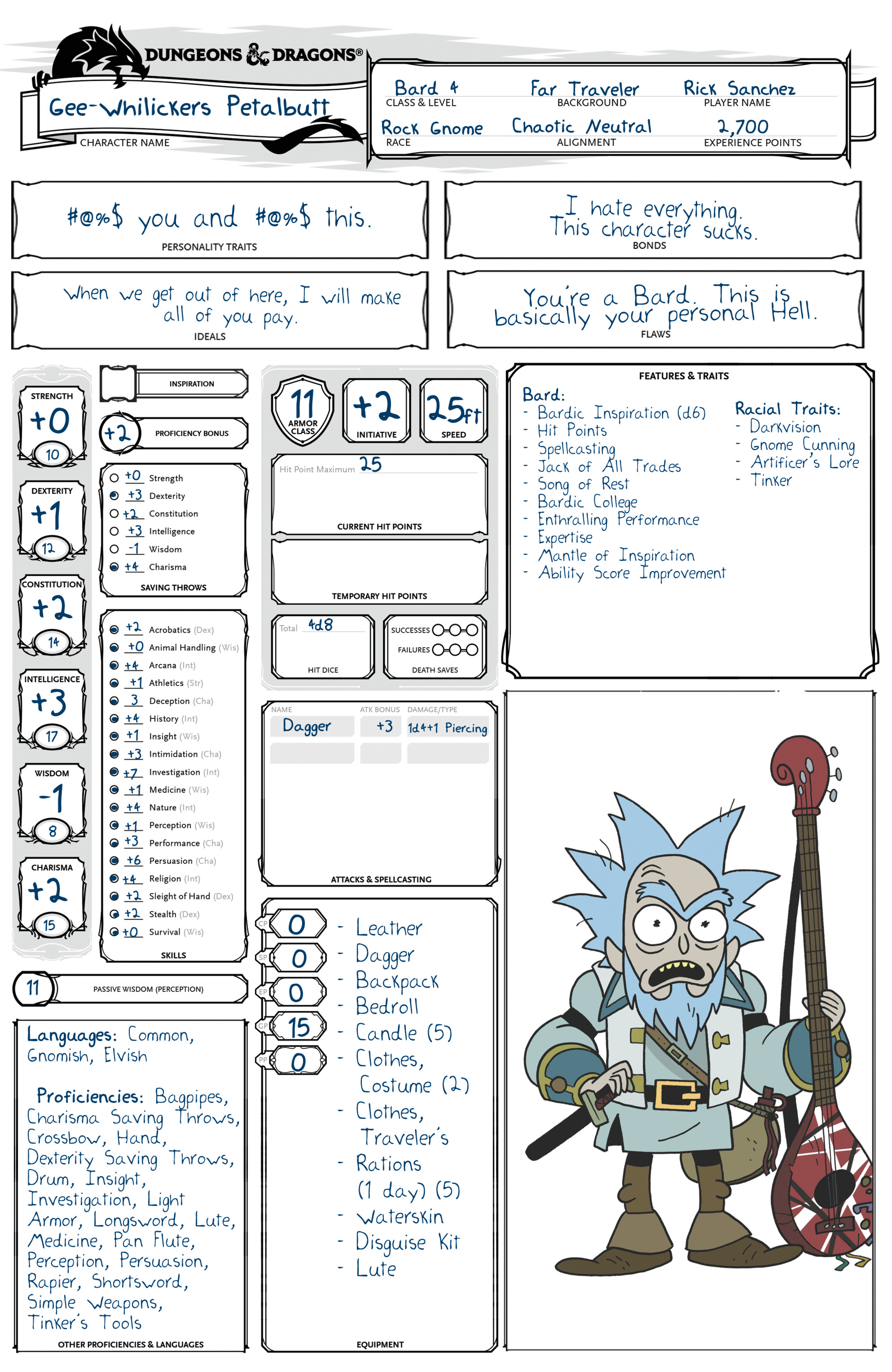 Read online Rick and Morty vs Dungeons & Dragons comic -  Issue # _TPB - 132