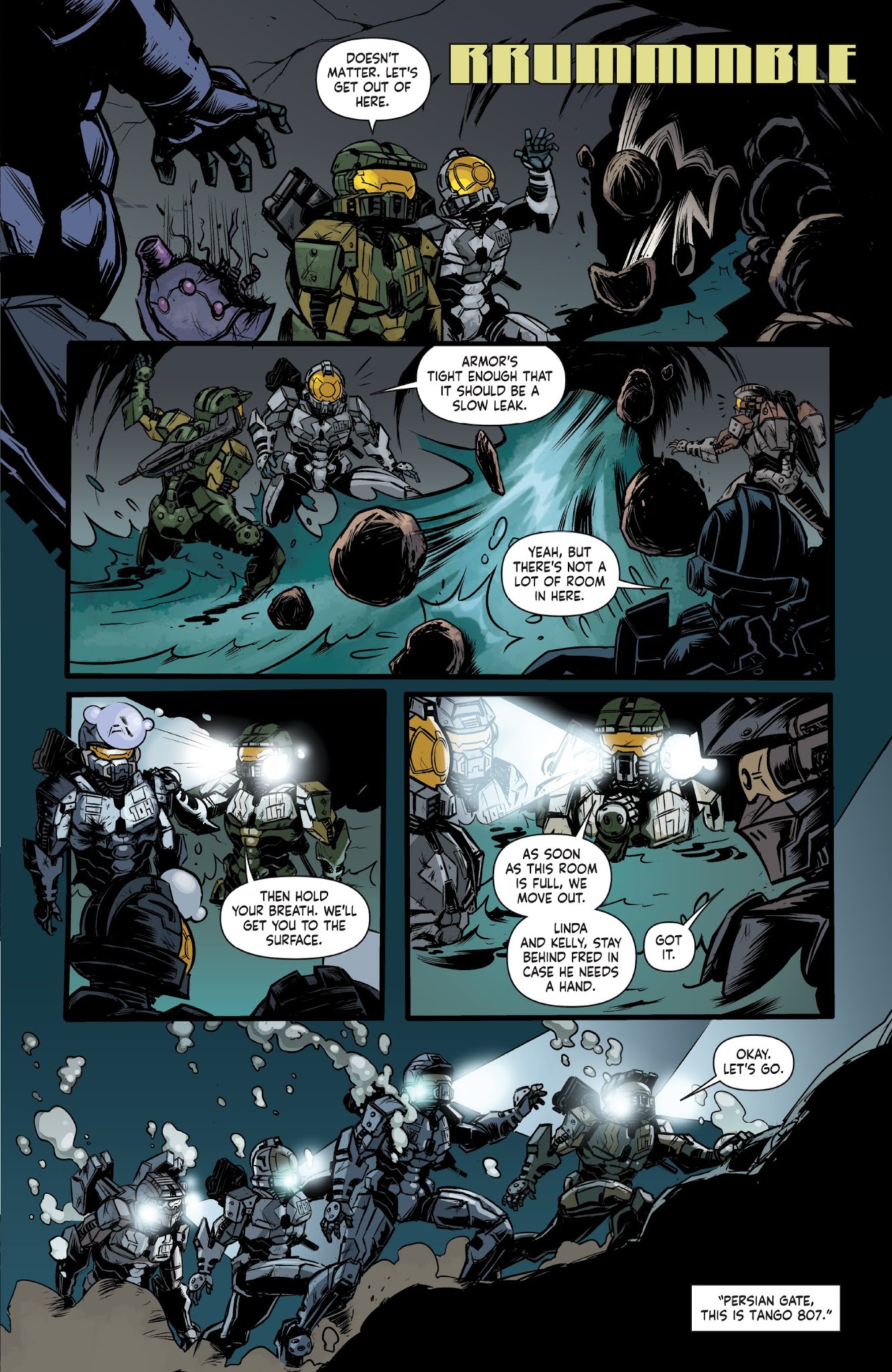 Read online Halo: Collateral Damage comic -  Issue #3 - 13