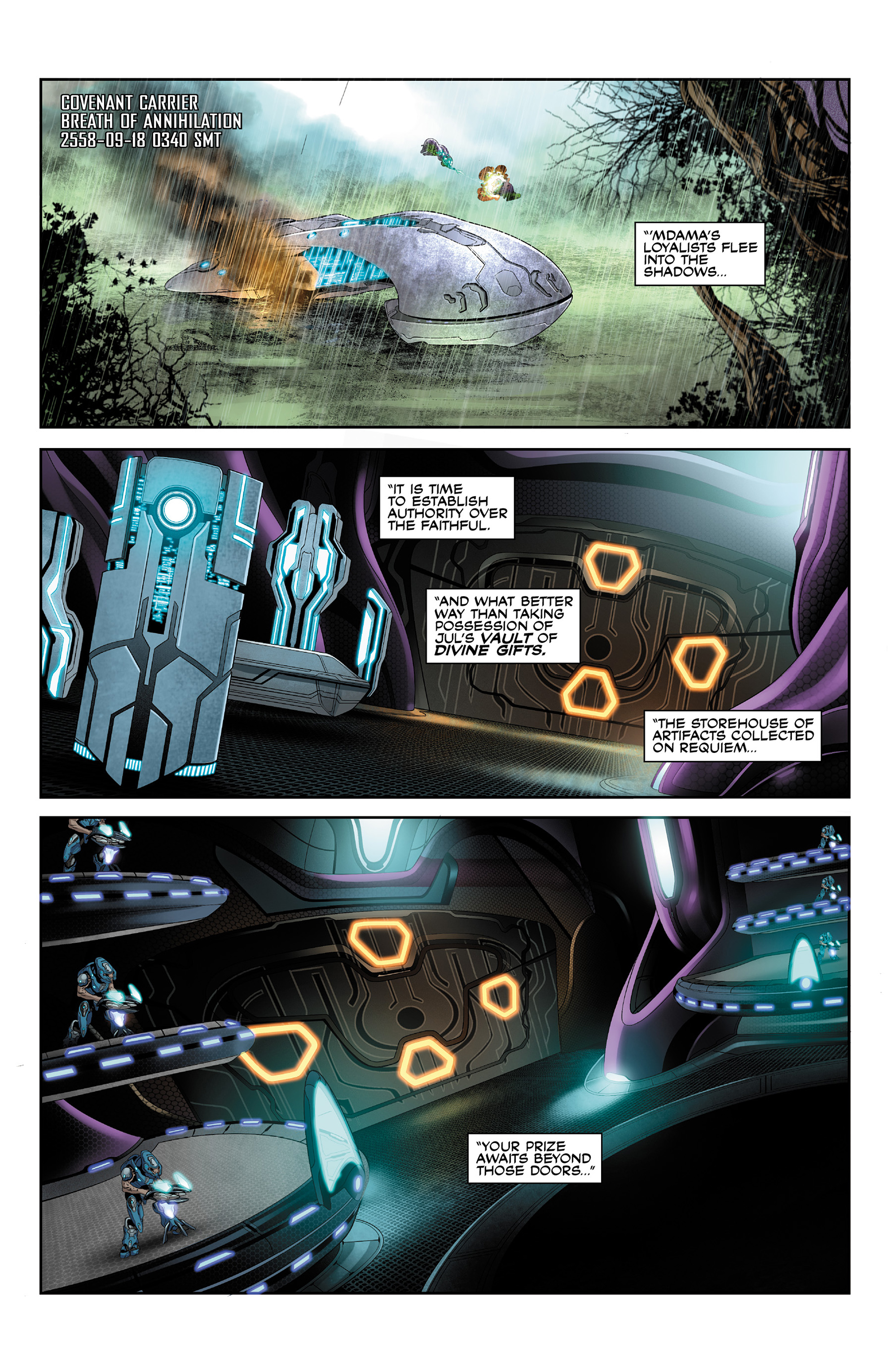 Read online Halo: Escalation comic -  Issue #23 - 9