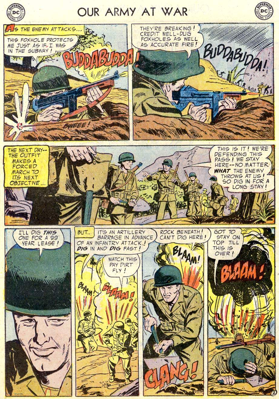 Read online Our Army at War (1952) comic -  Issue #33 - 22