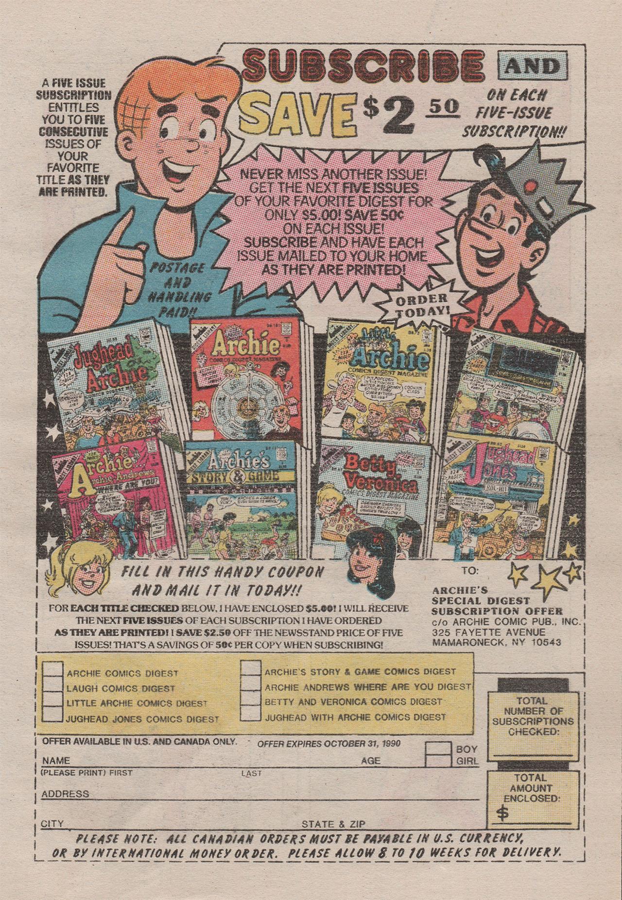 Read online Jughead with Archie Digest Magazine comic -  Issue #99 - 106