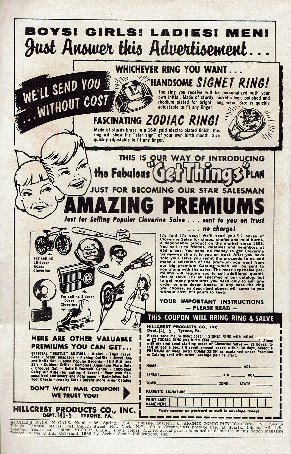 Read online Archie's Pals 'N' Gals (1952) comic -  Issue #36 - 2