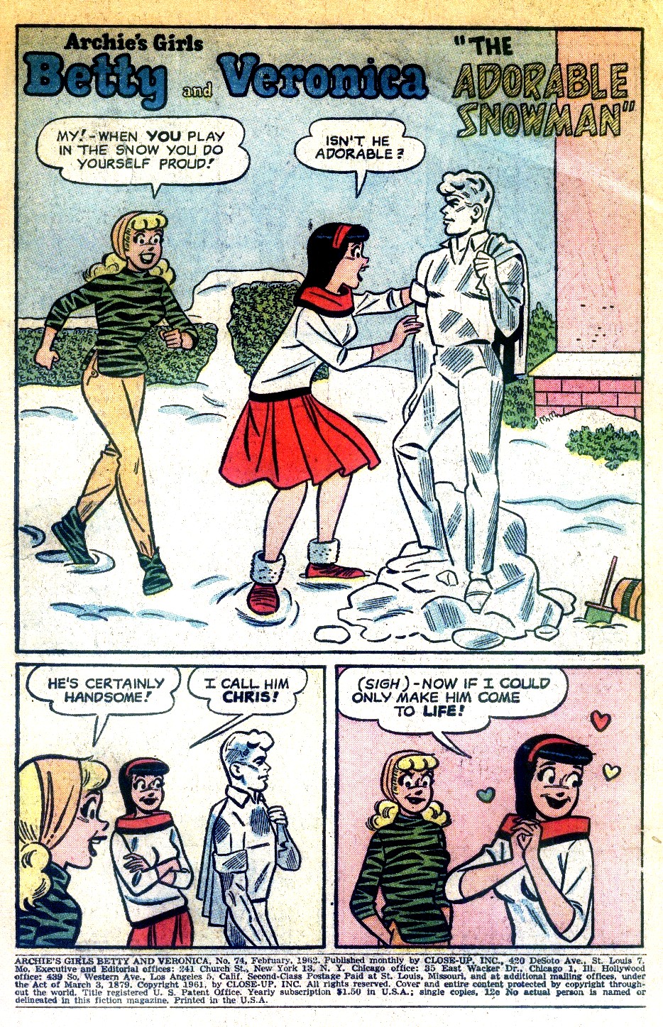 Read online Archie's Girls Betty and Veronica comic -  Issue #74 - 3