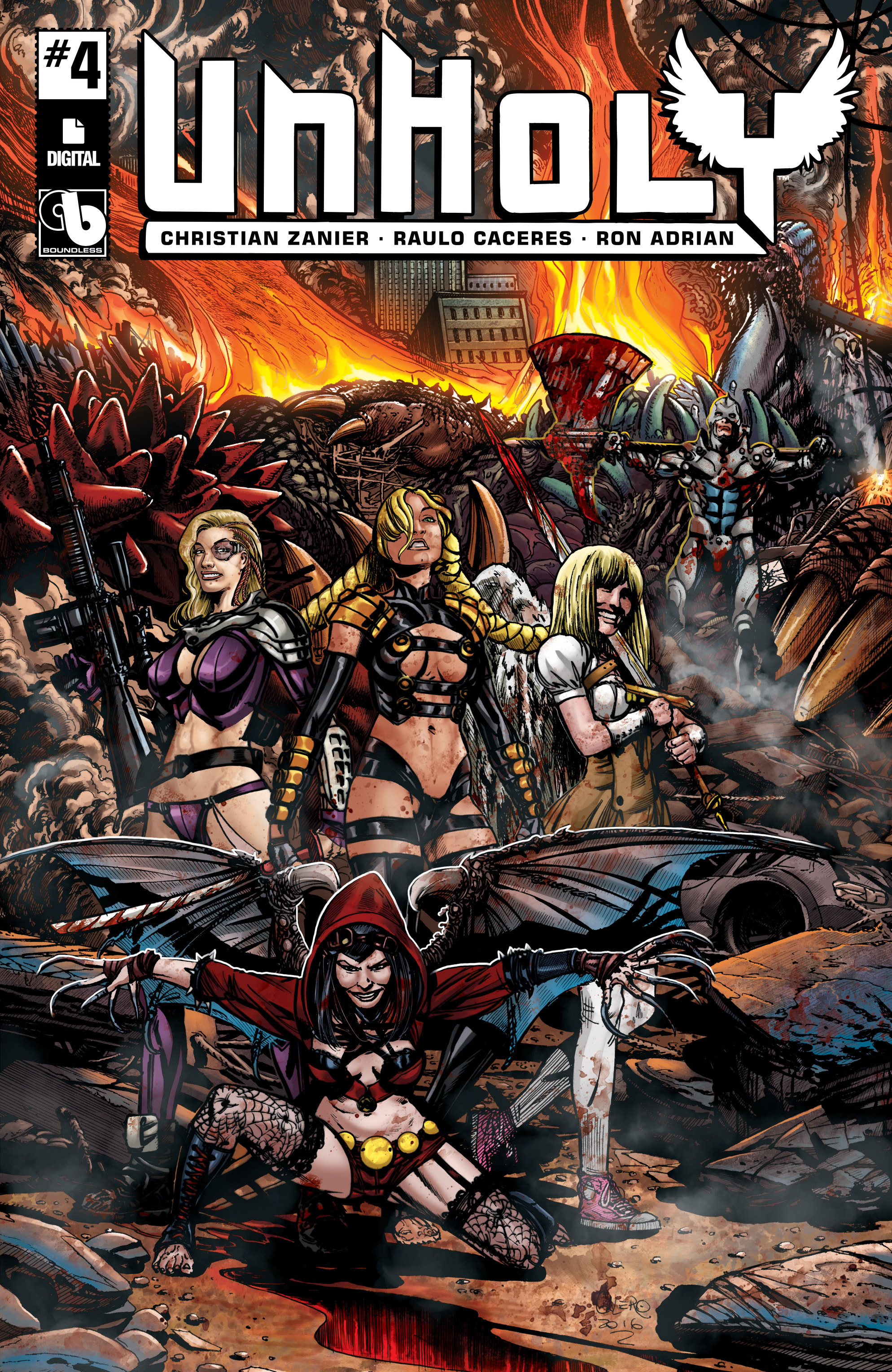 Read online UnHoly comic -  Issue #4 - 1