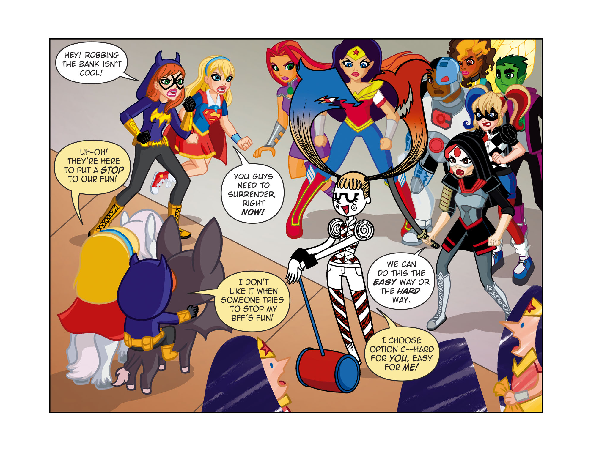 Read online DC Super Hero Girls: Out of the Bottle comic -  Issue #6 - 7