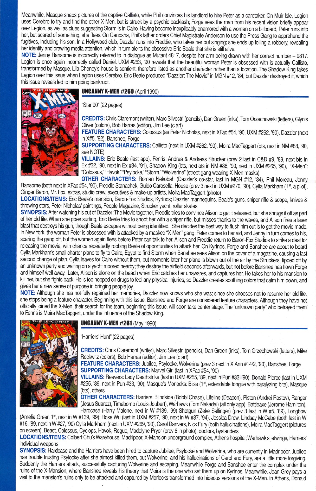 Read online Official Index to the Marvel Universe comic -  Issue #6 - 62