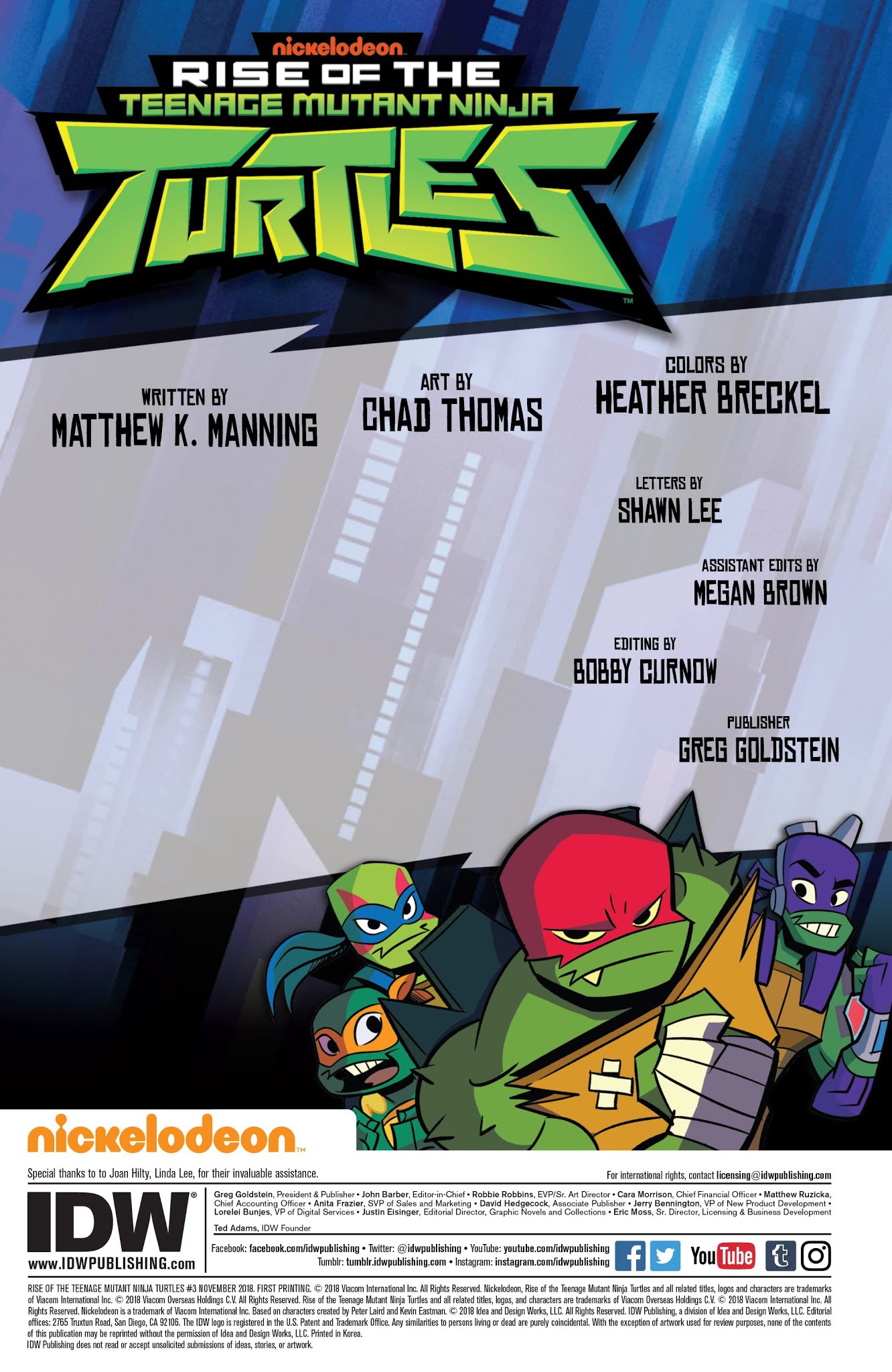 Read online Rise of the Teenage Mutant Ninja Turtles comic -  Issue #3 - 2