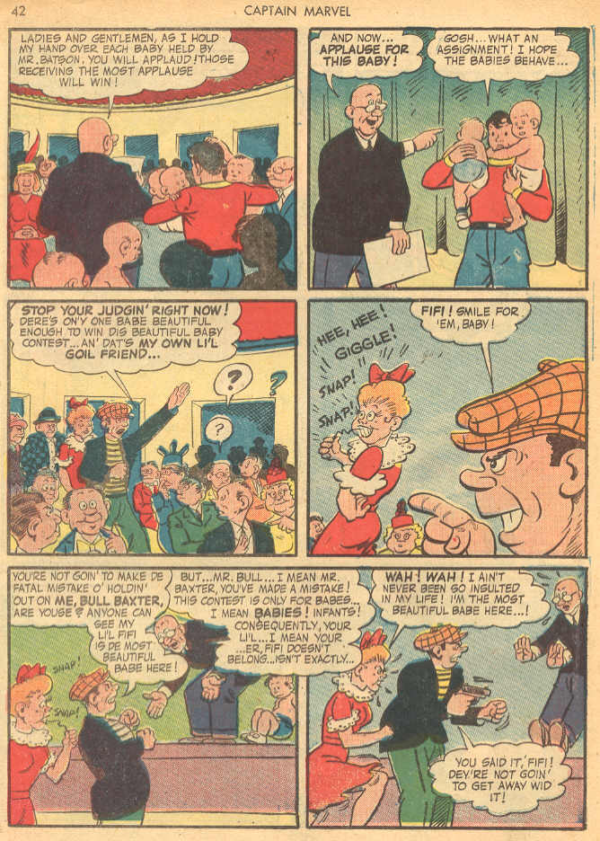 Read online Captain Marvel Adventures comic -  Issue #29 - 42