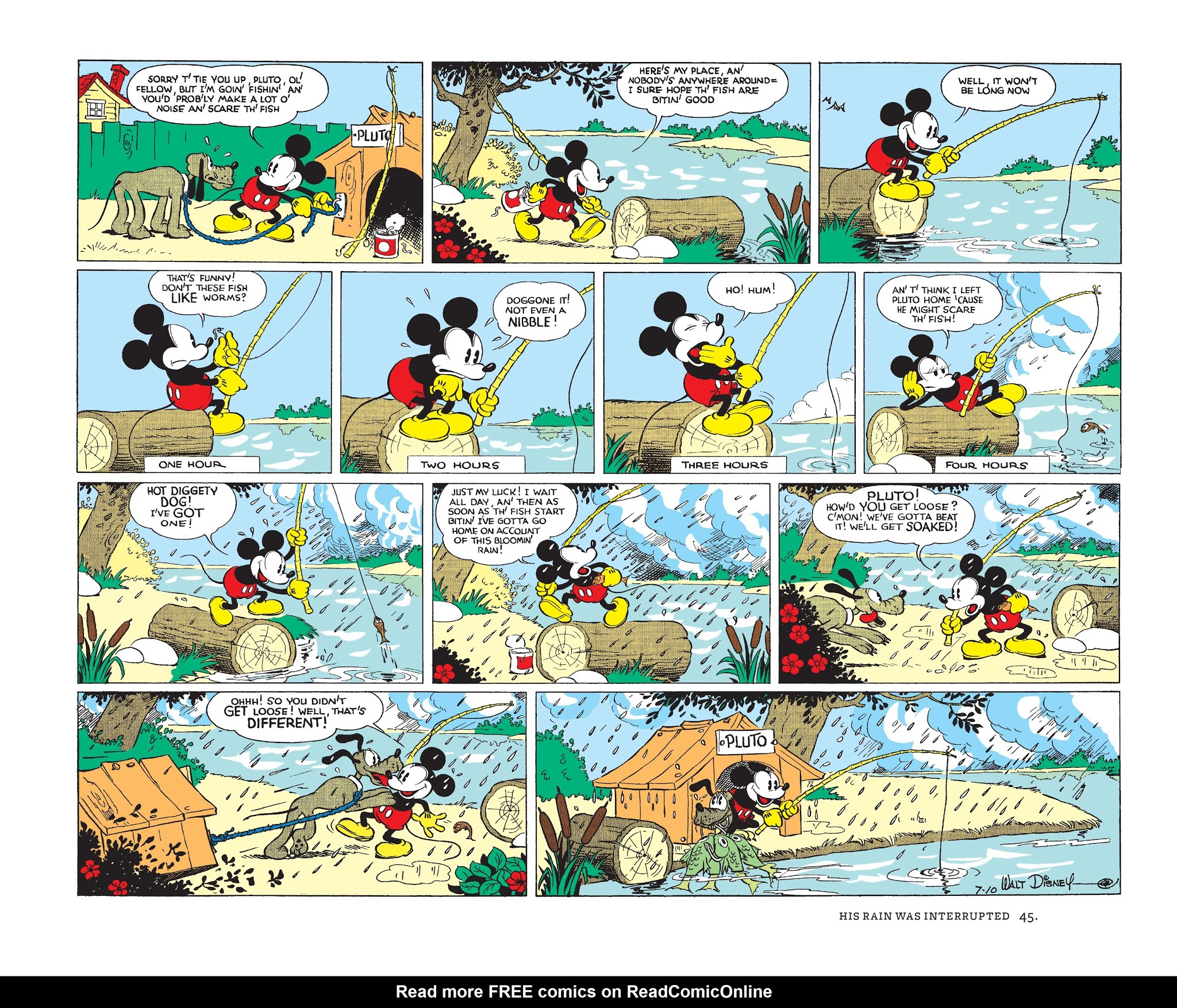 Read online Walt Disney's Mickey Mouse Color Sundays comic -  Issue # TPB 1 (Part 1) - 45