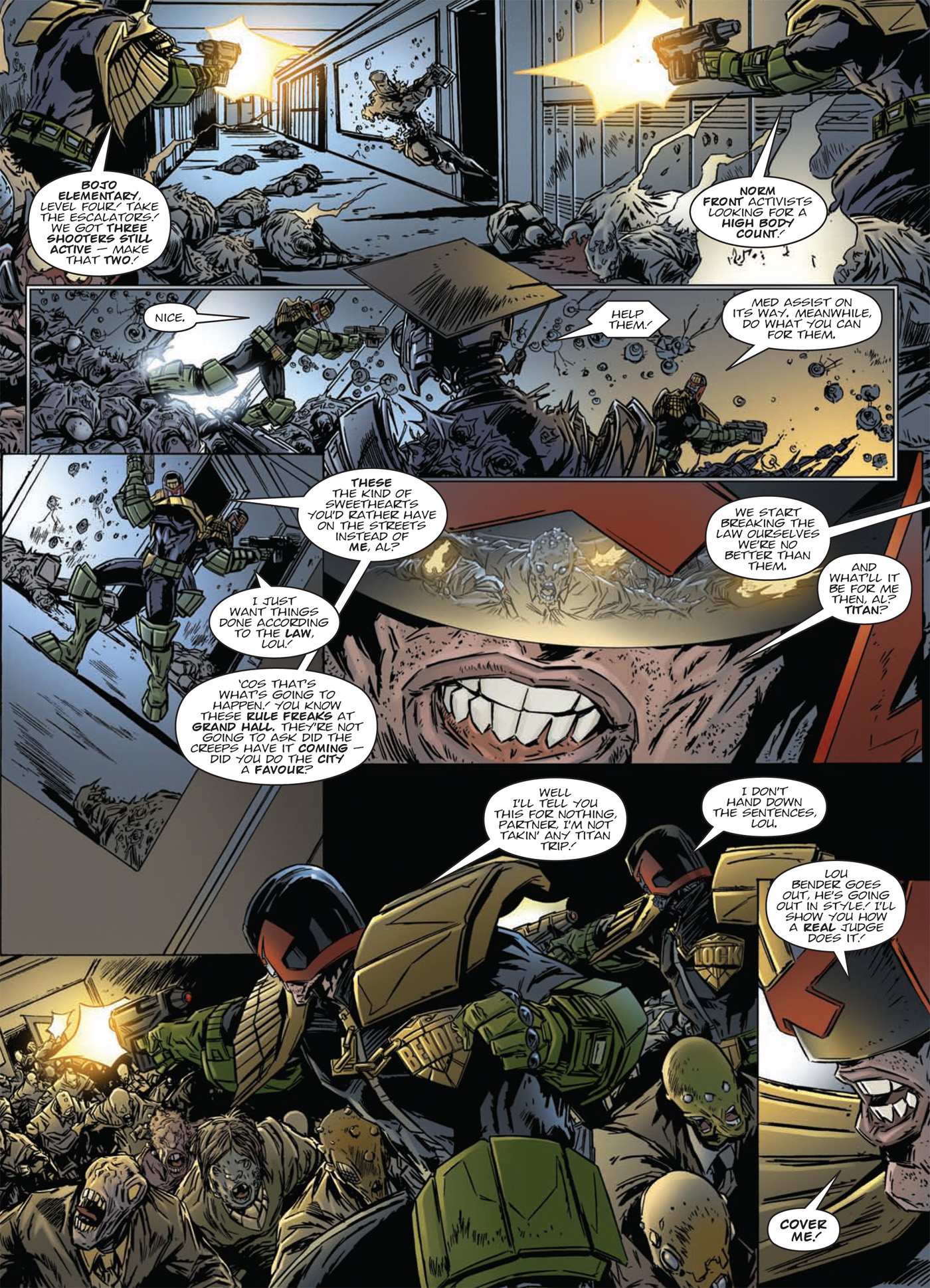 Read online Judge Dredd: Day of Chaos: Fallout comic -  Issue # TPB (Part 3) - 34