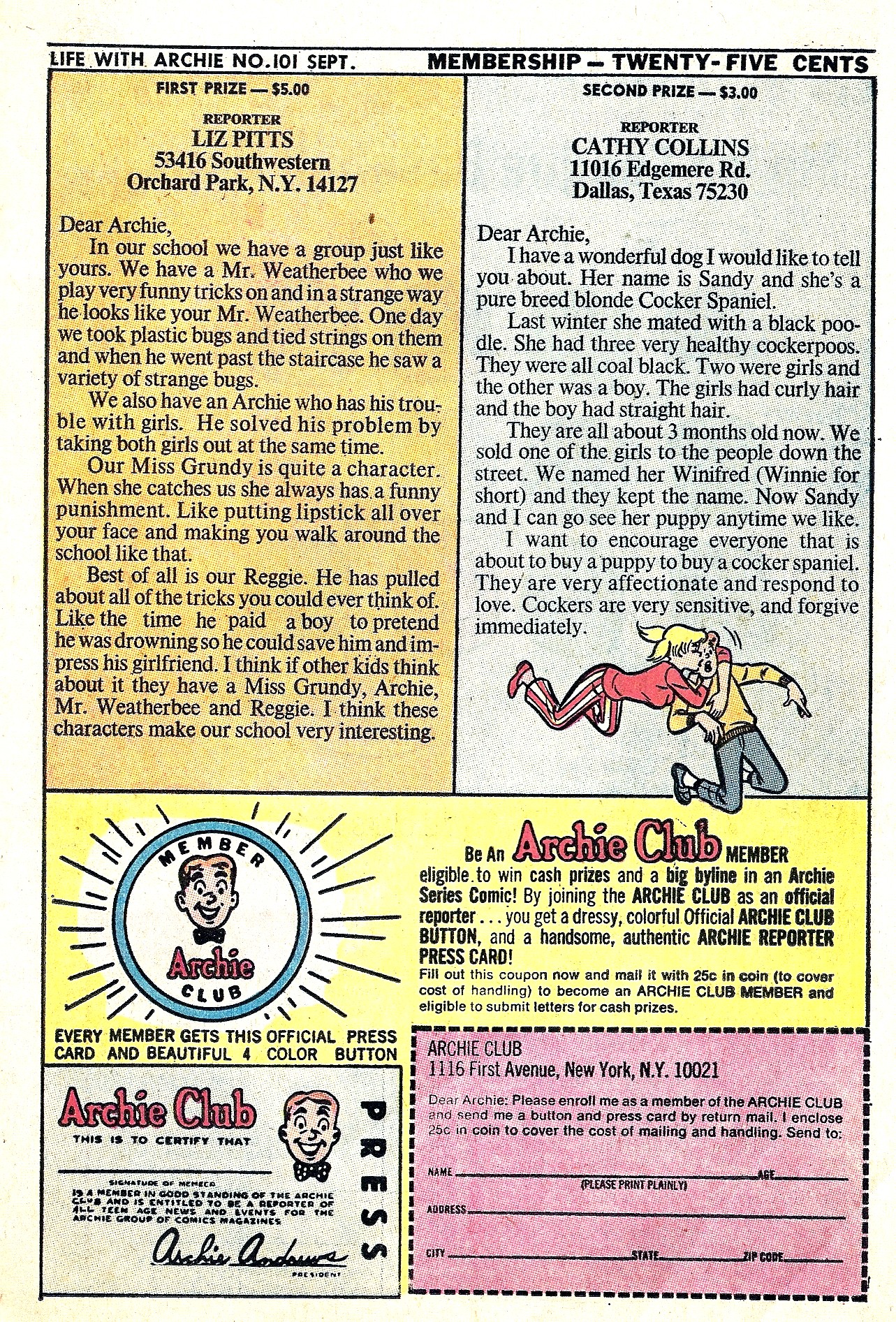 Read online Life With Archie (1958) comic -  Issue #101 - 11