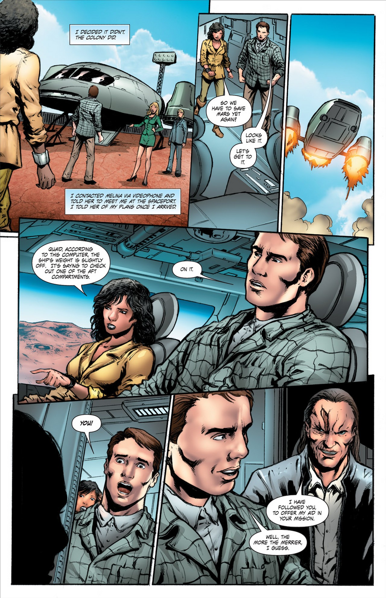 Read online Total Recall comic -  Issue #4 - 20