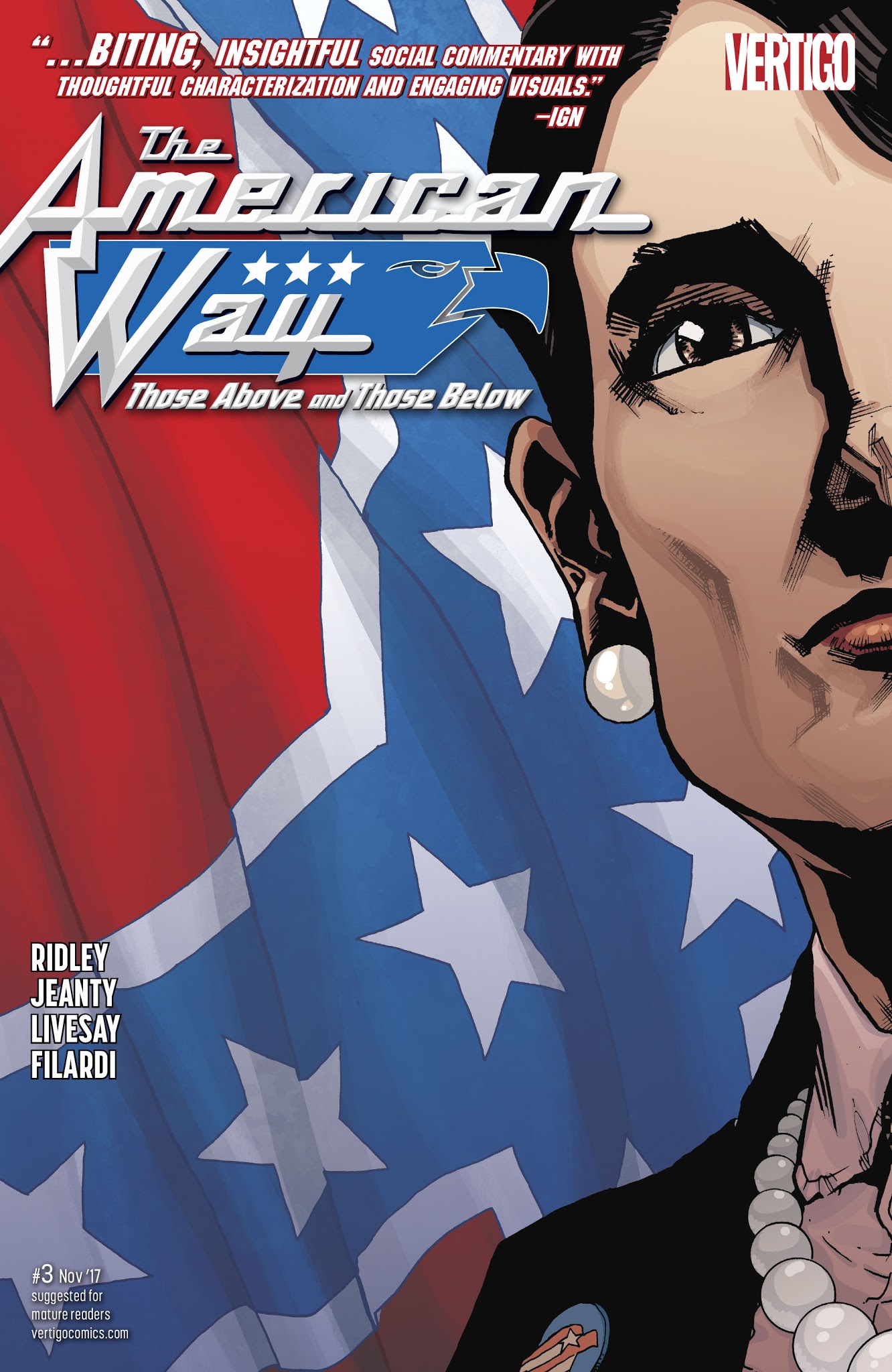 Read online The American Way: Those Above and Those Below comic -  Issue #3 - 1