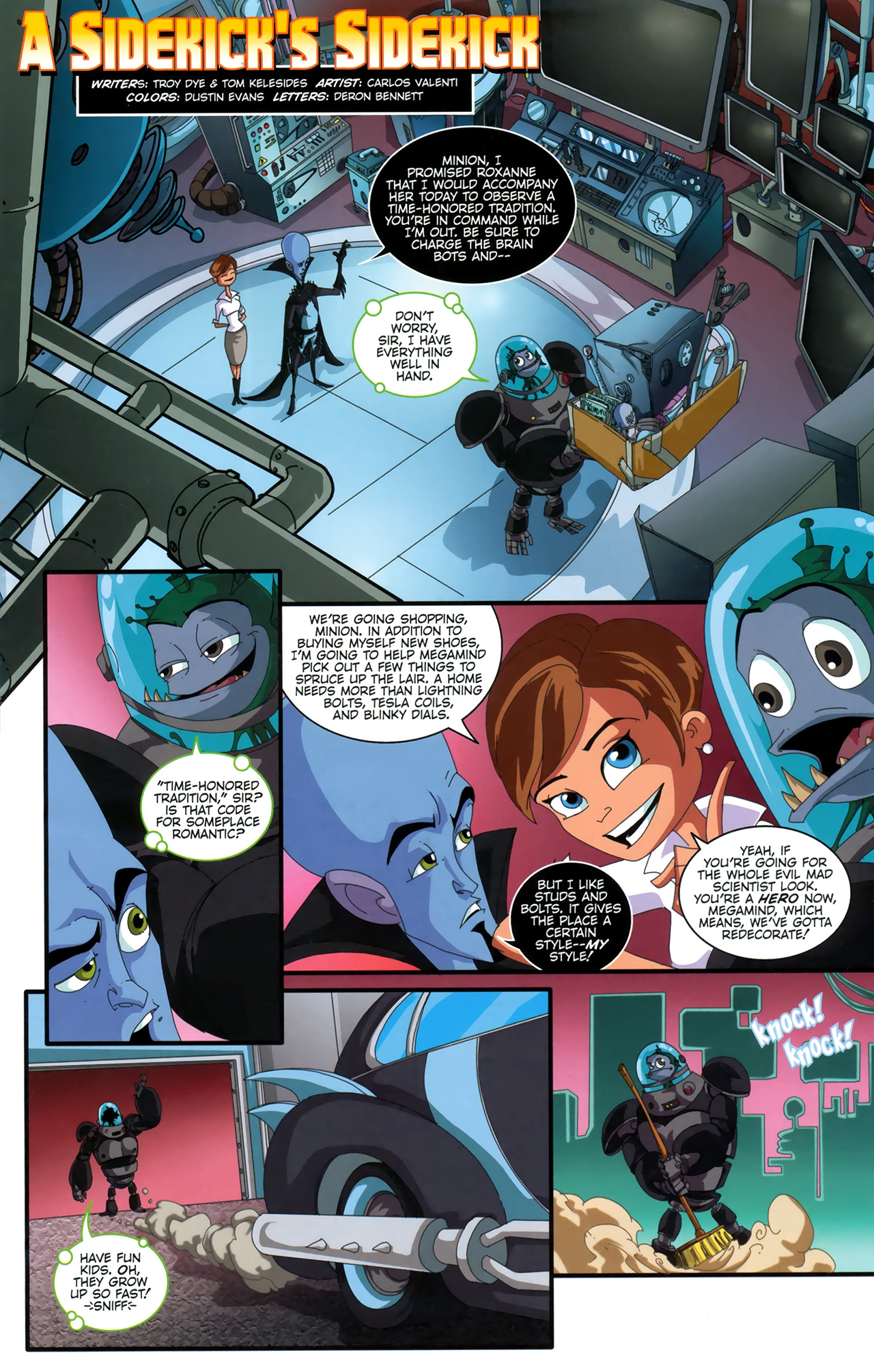 Read online Megamind: Bad. Blue. Brilliant. comic -  Issue #4 - 3