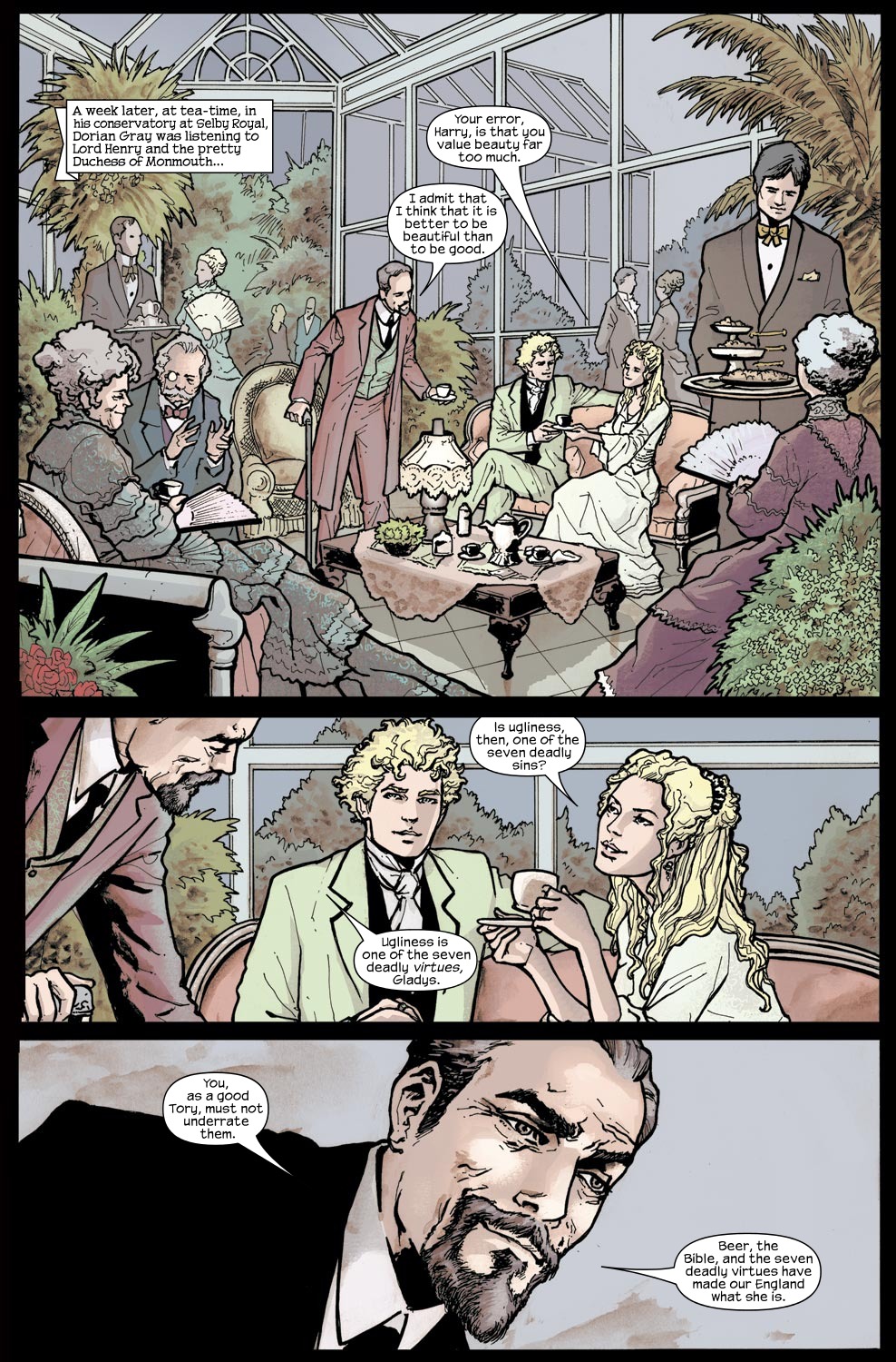 Read online Marvel Illustrated: The Picture of Dorian Gray comic -  Issue #6 - 3